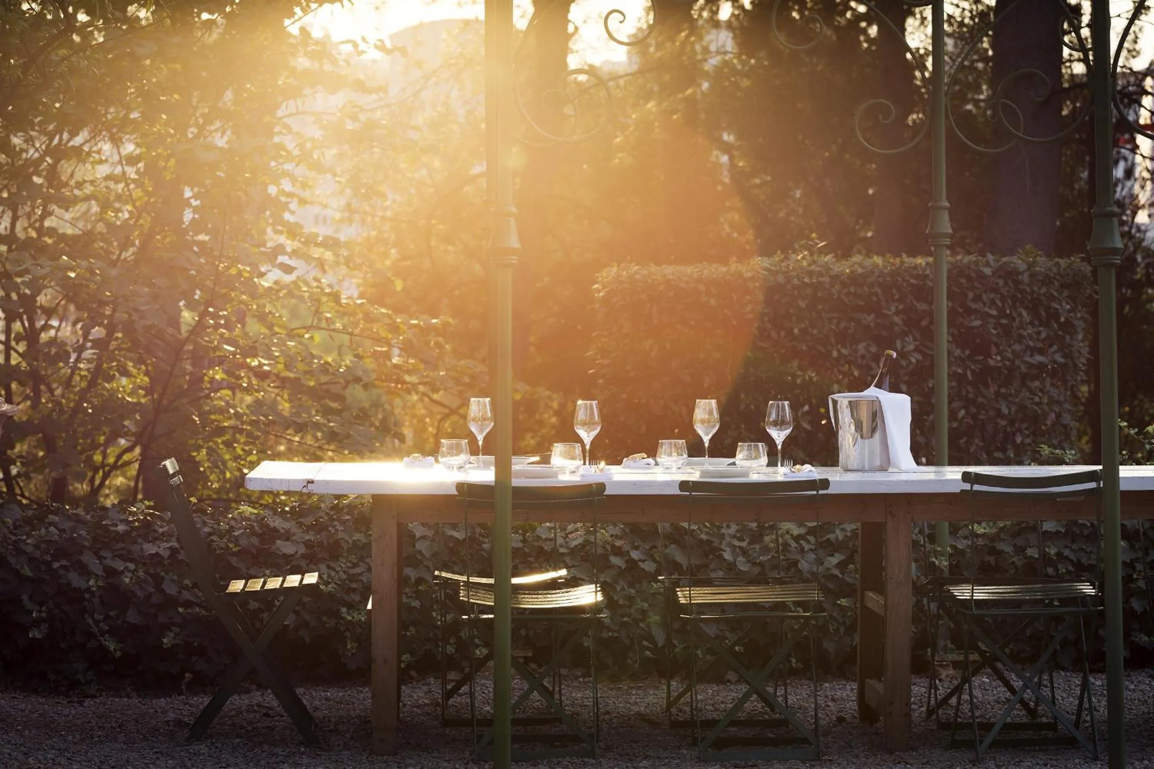 Garden in Mas de Lafeuillade