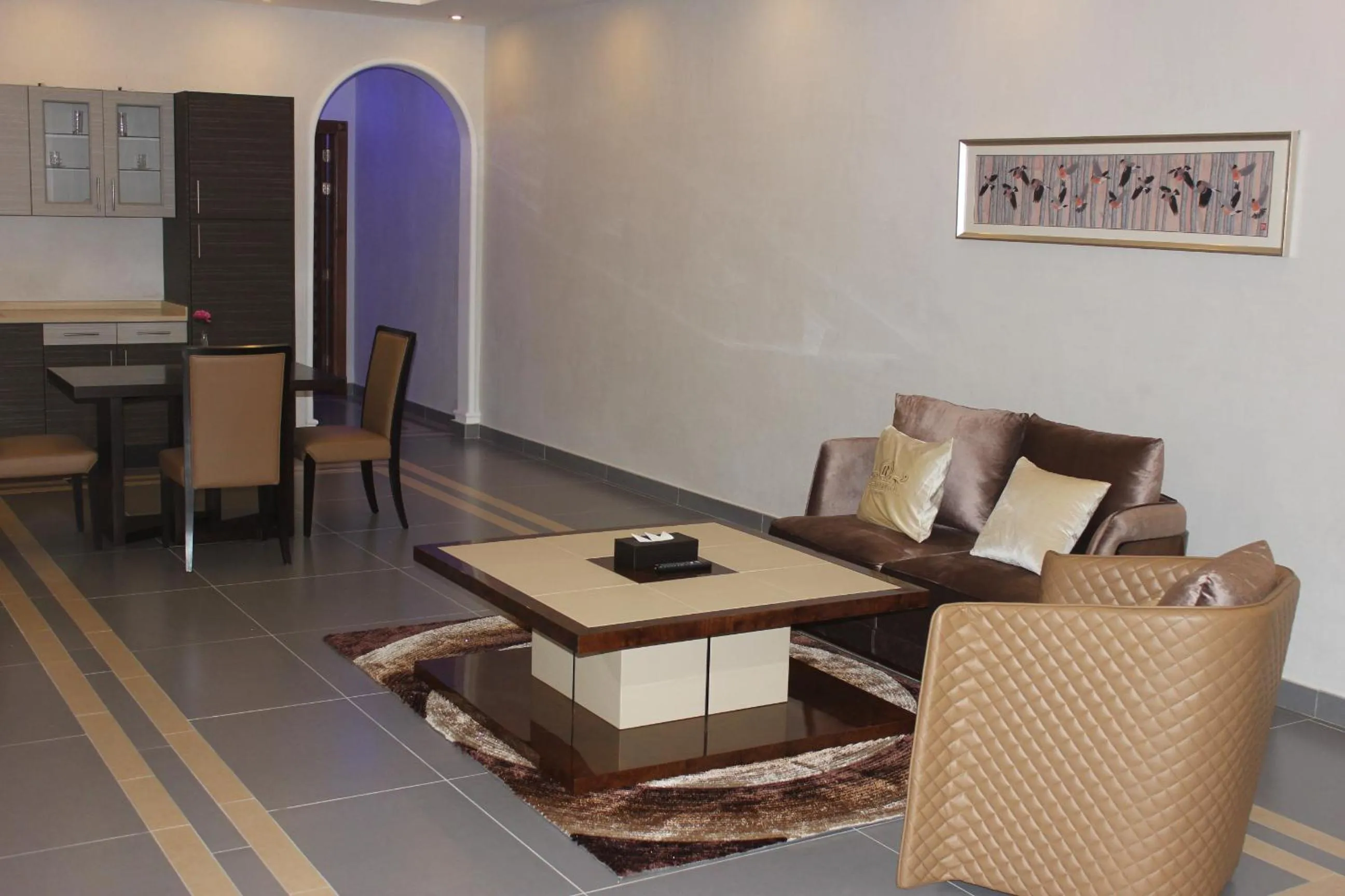 Seating area in Refal Homes