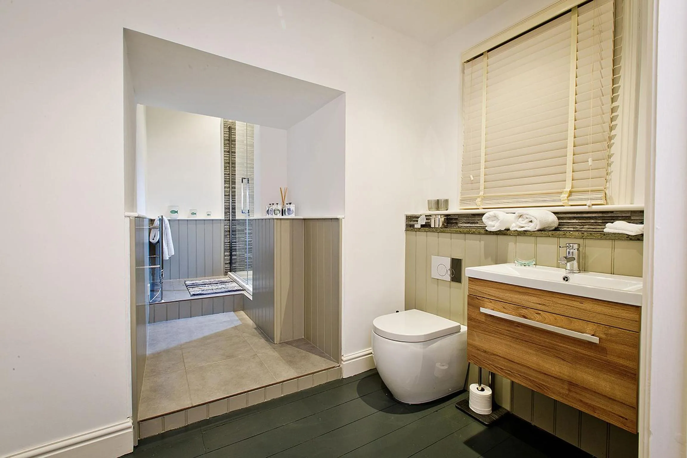 Bathroom in Trewornan Manor