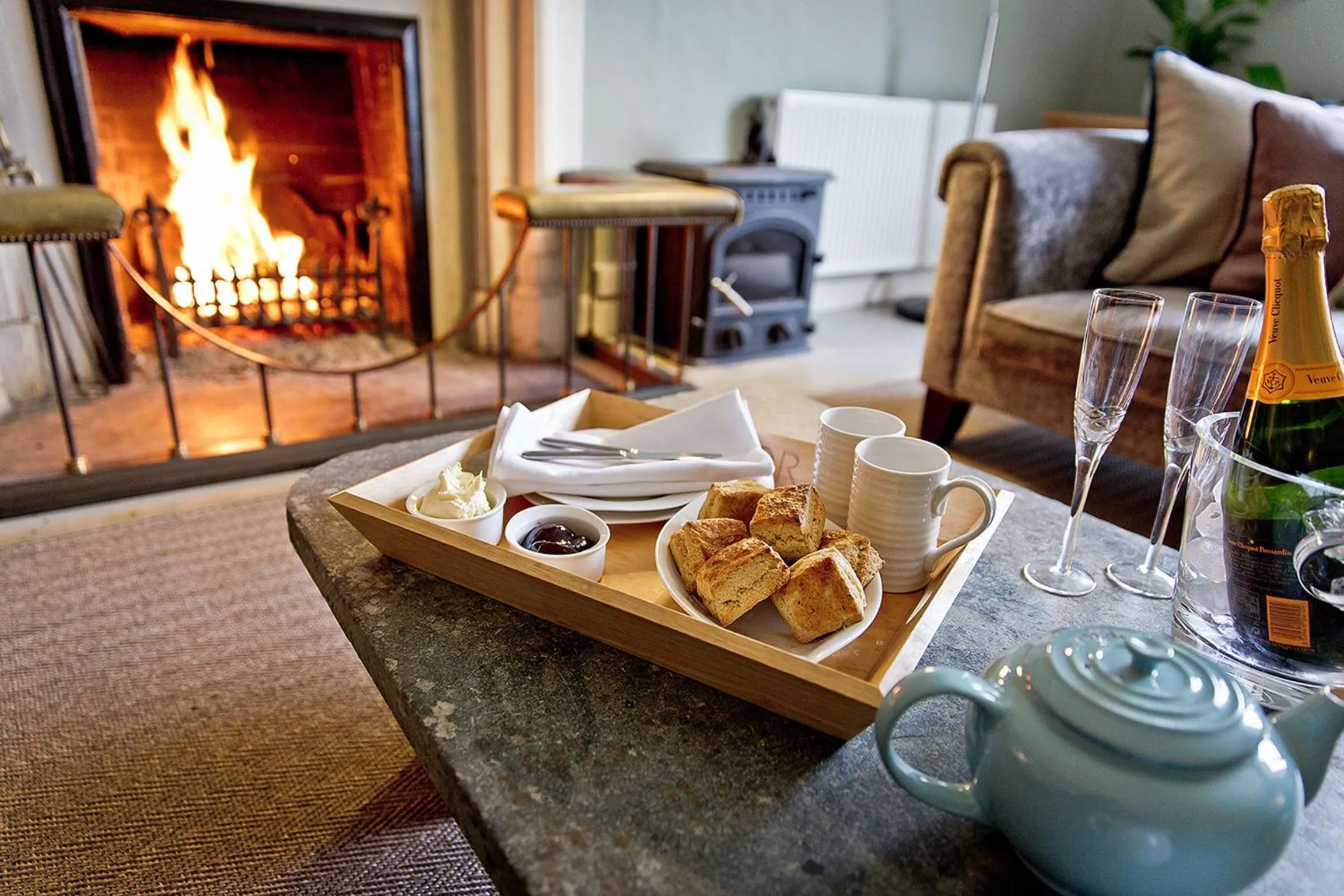 Food close-up in Trewornan Manor