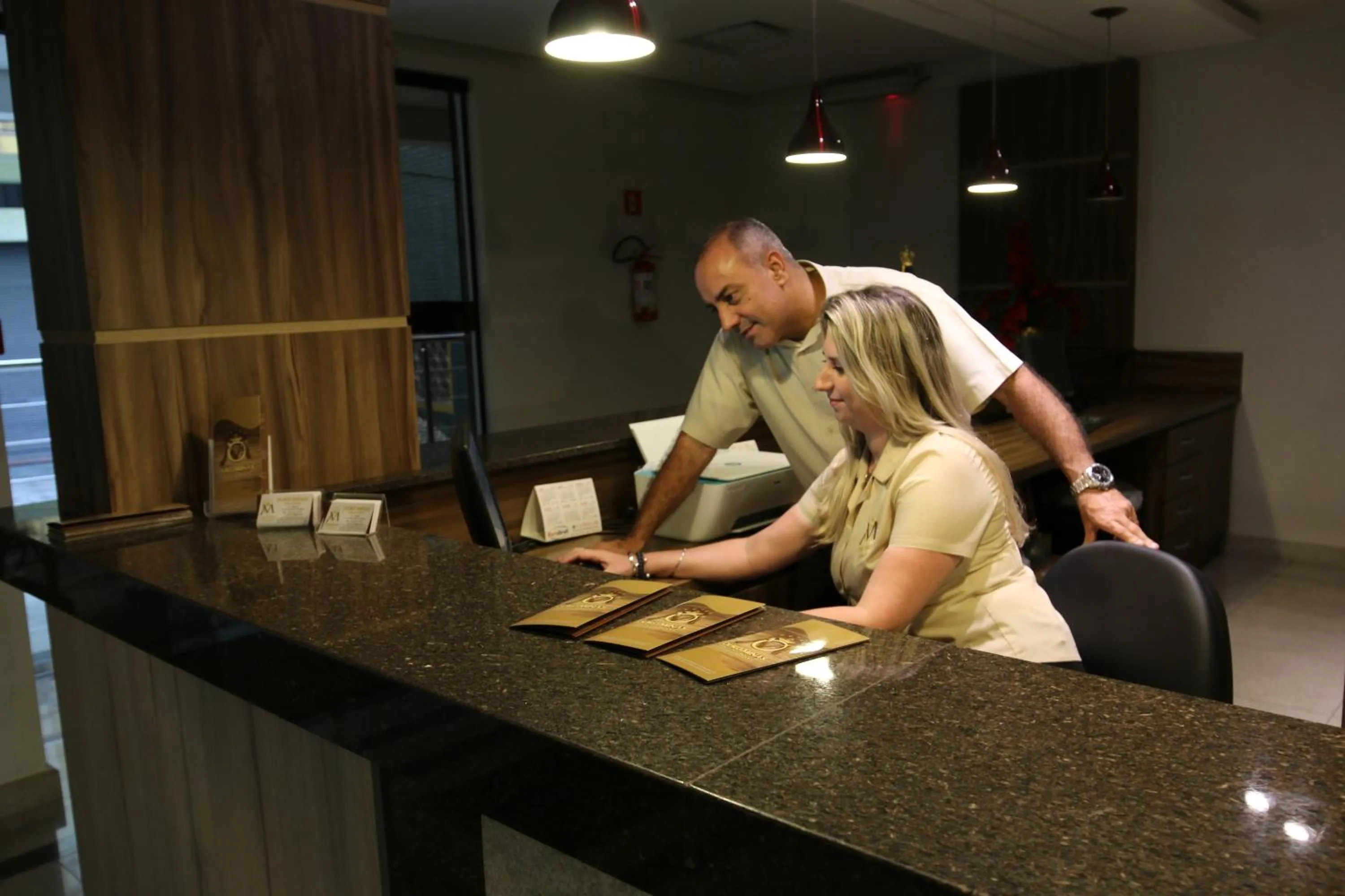 Staff in Ouro Minas Plaza Hotel