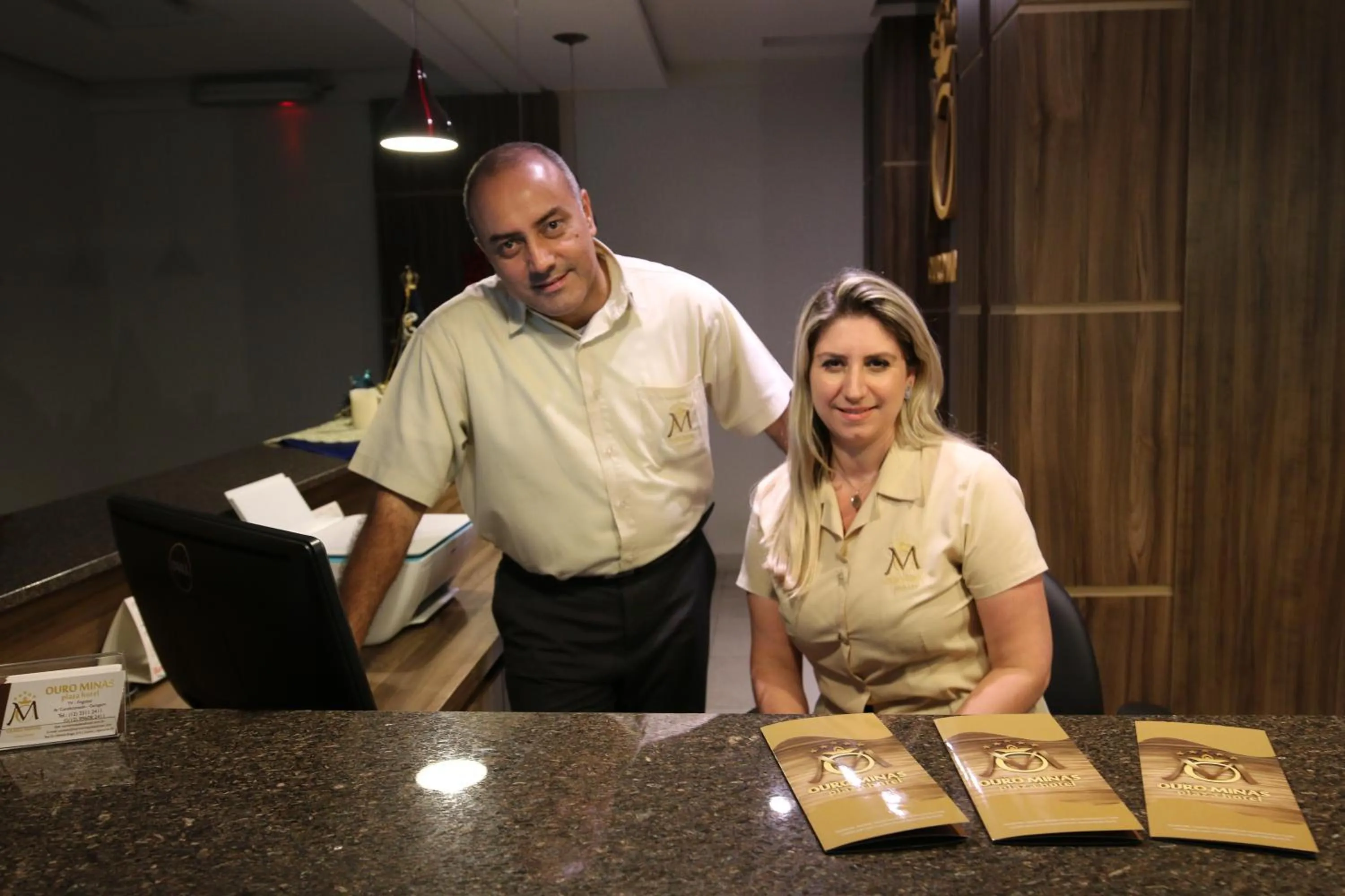 Staff in Ouro Minas Plaza Hotel