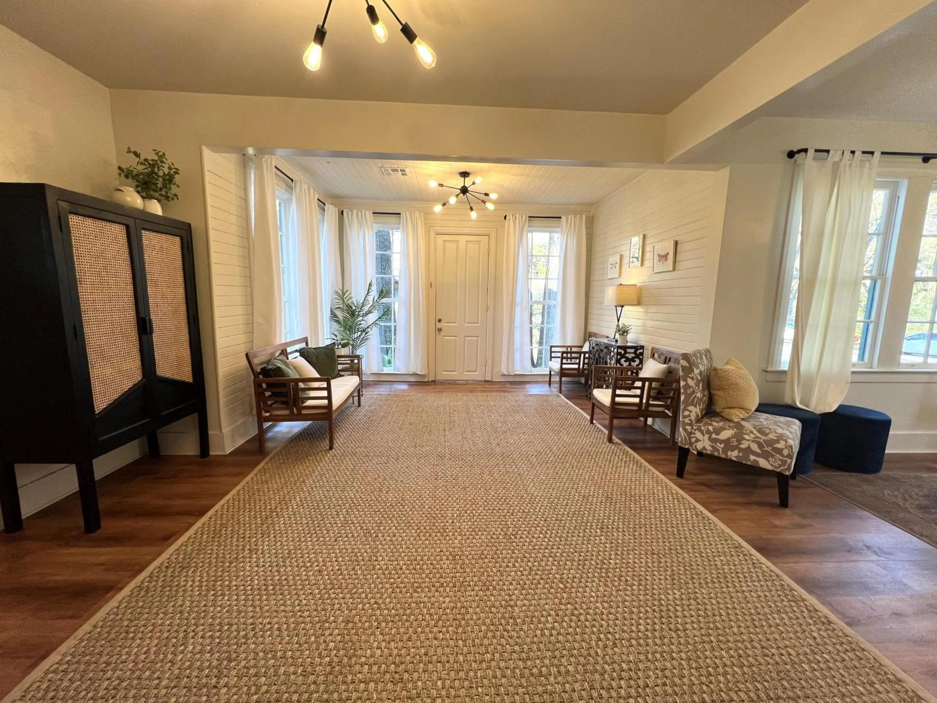 Seating area in The Myrtles