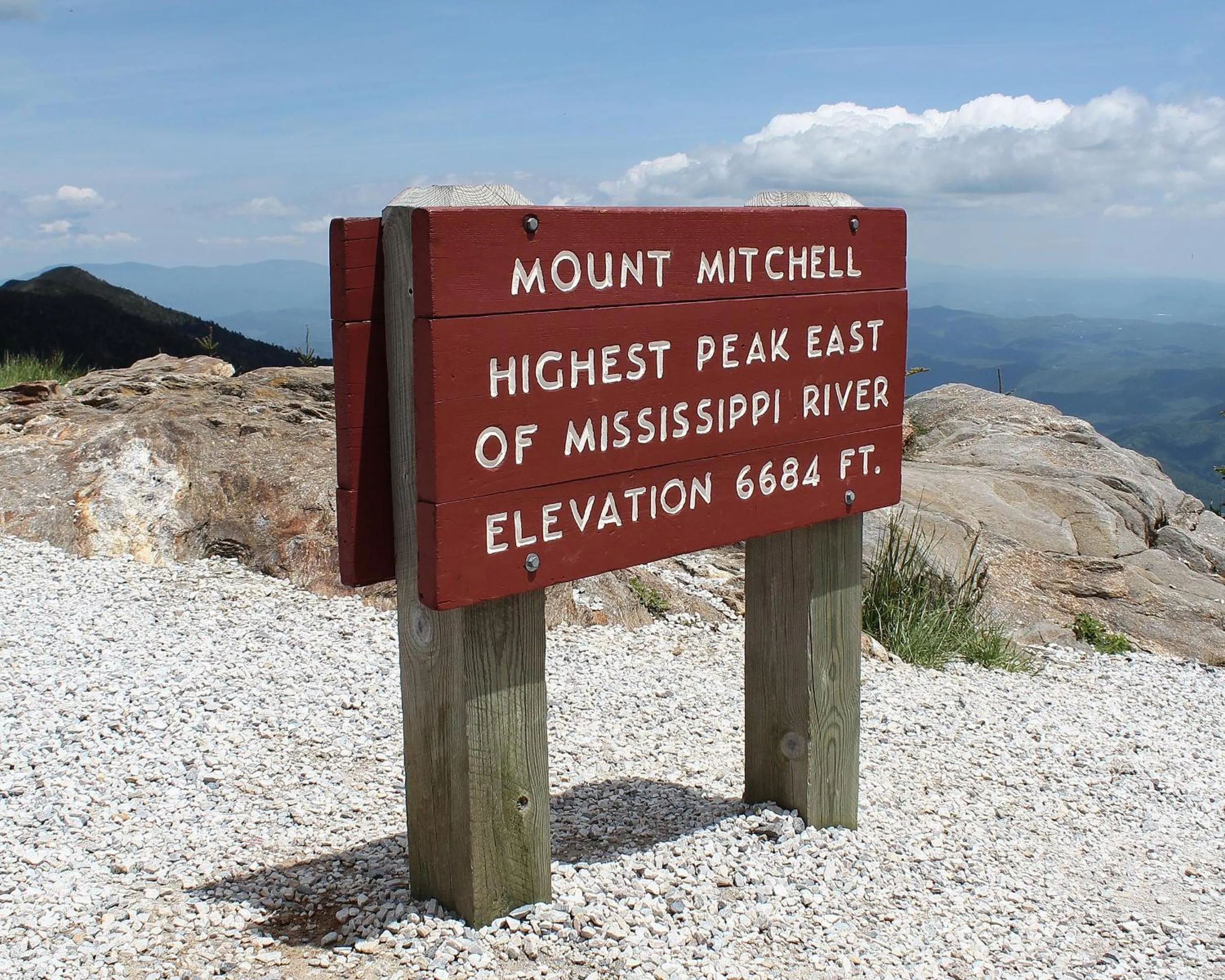 Nearby landmark in Mt Mitchell Cabin Rentals