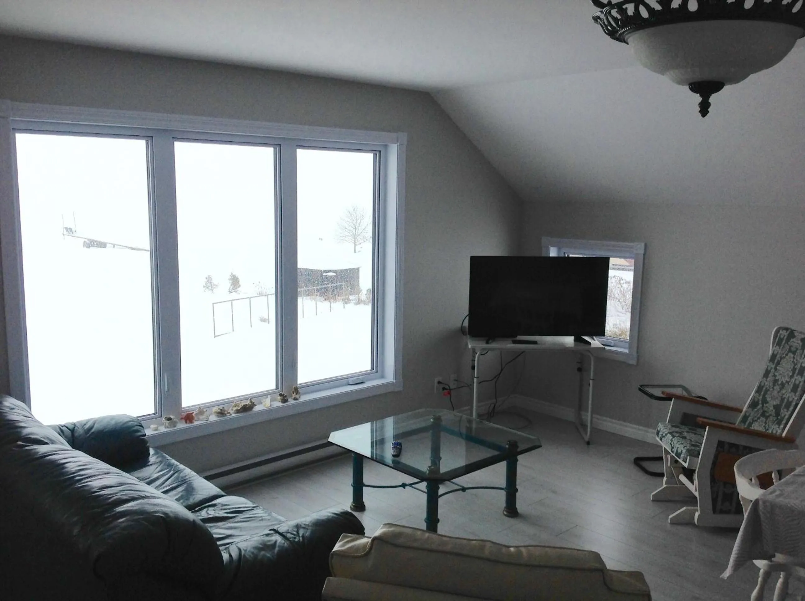 Living room in Domaine sur une plage