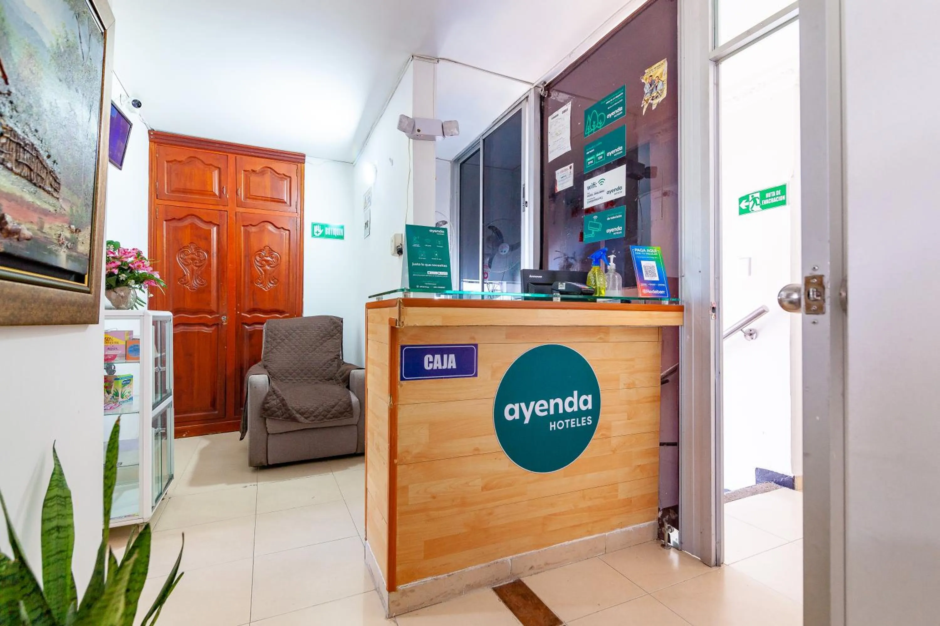 Lobby or reception in Ayenda Orquidea 19