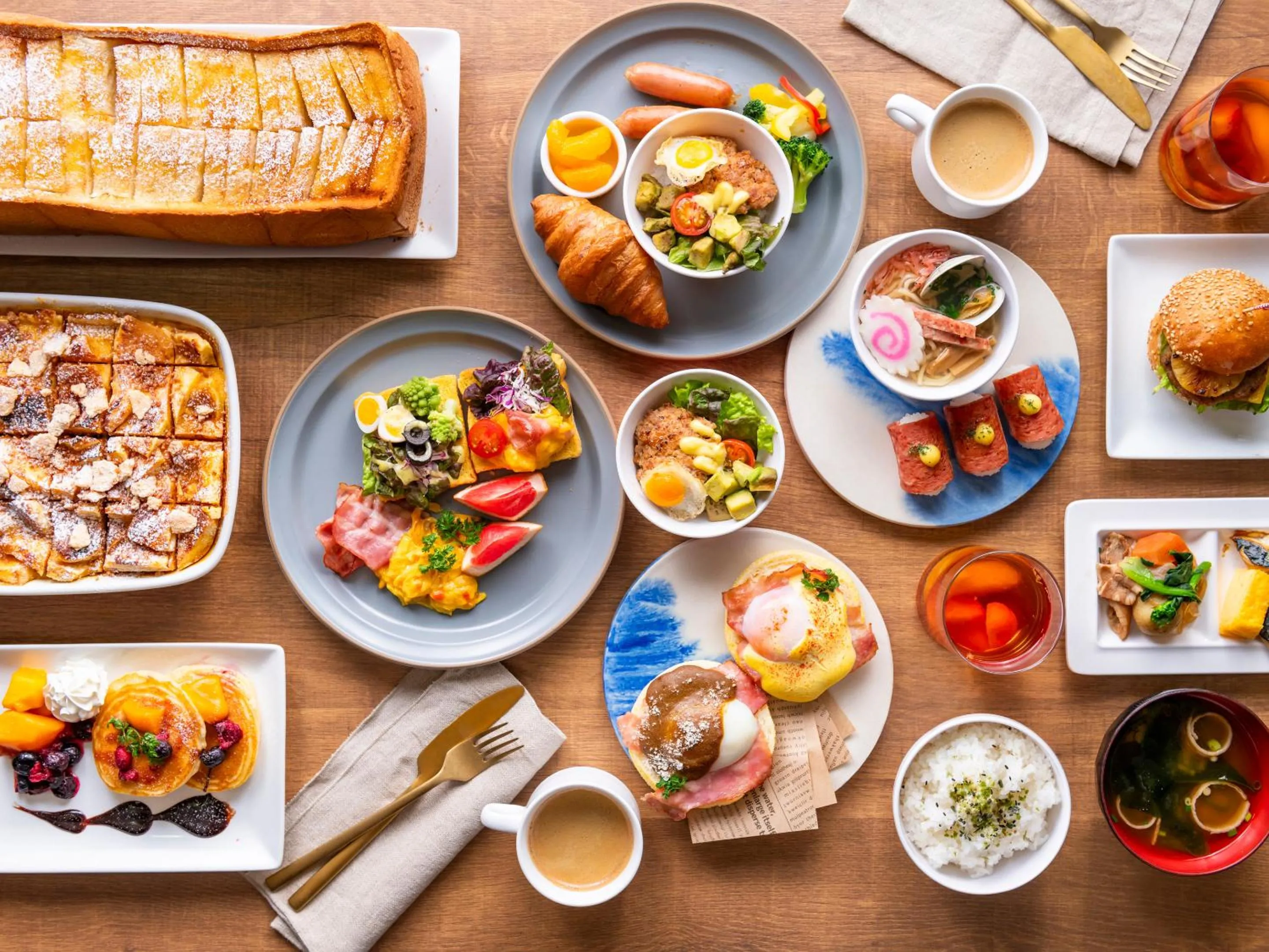 Breakfast in Mitsui Garden Hotel Prana Tokyo Bay