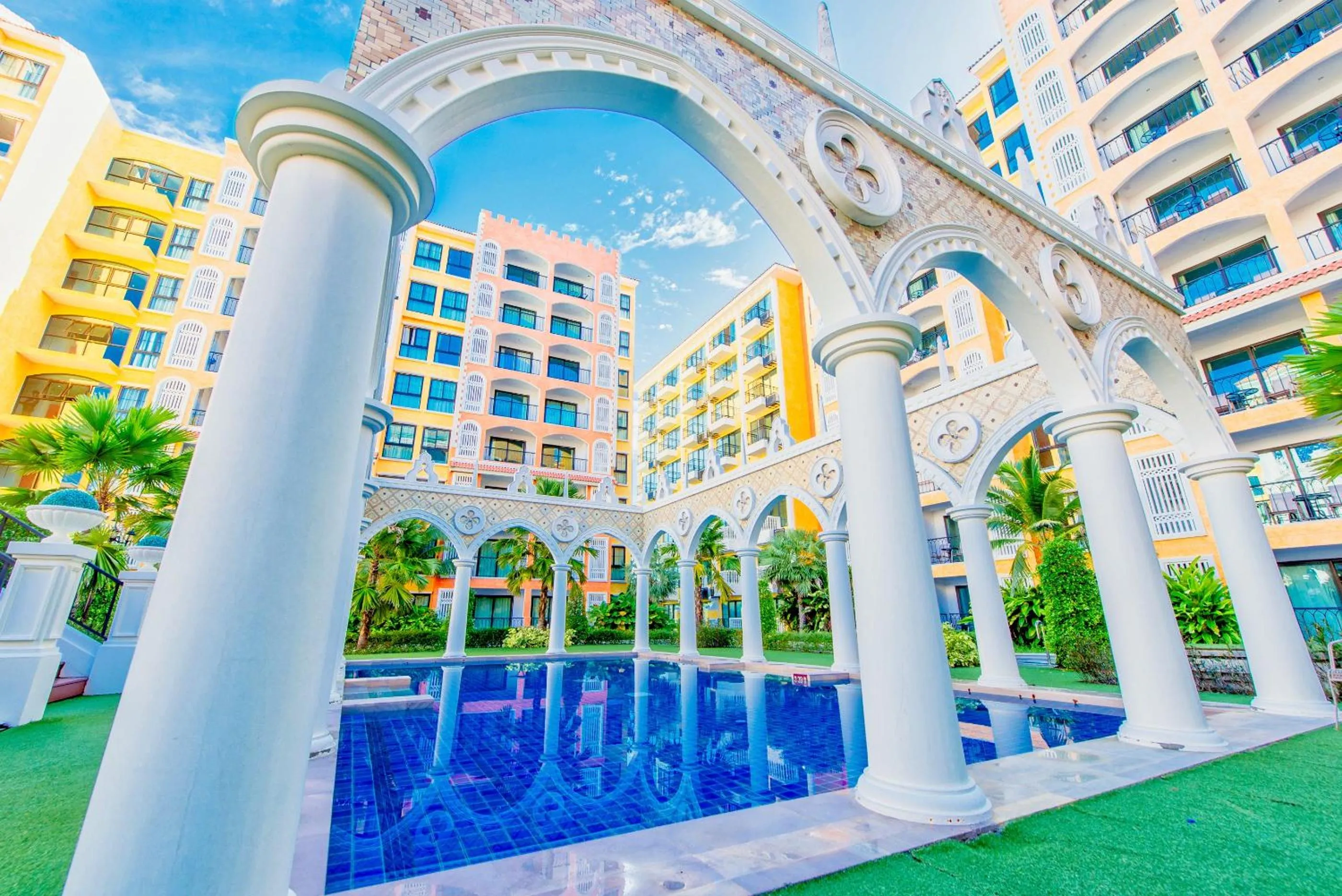 Patio in Venetian Resort Pattaya