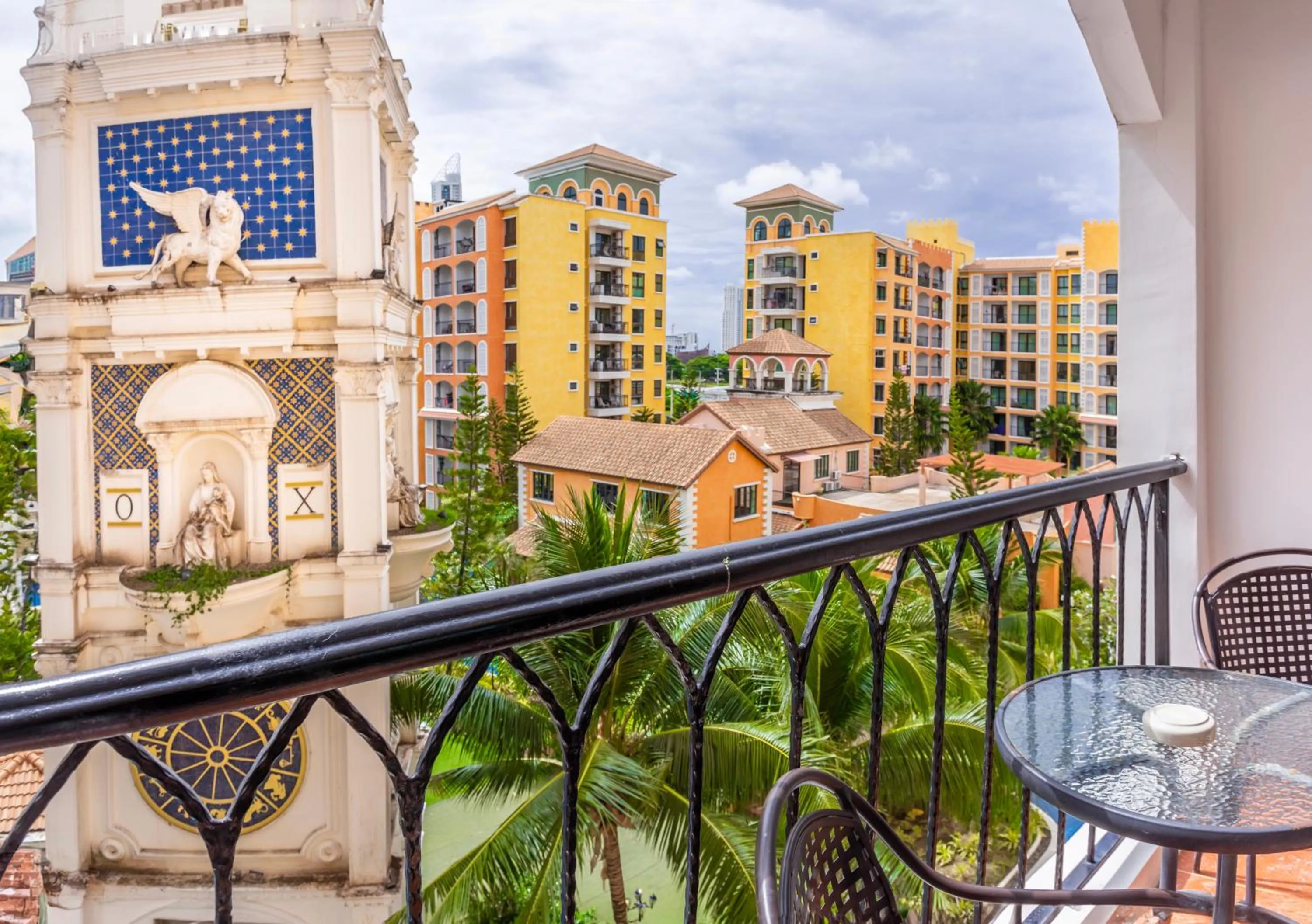 Balcony/Terrace in Venetian Resort Pattaya