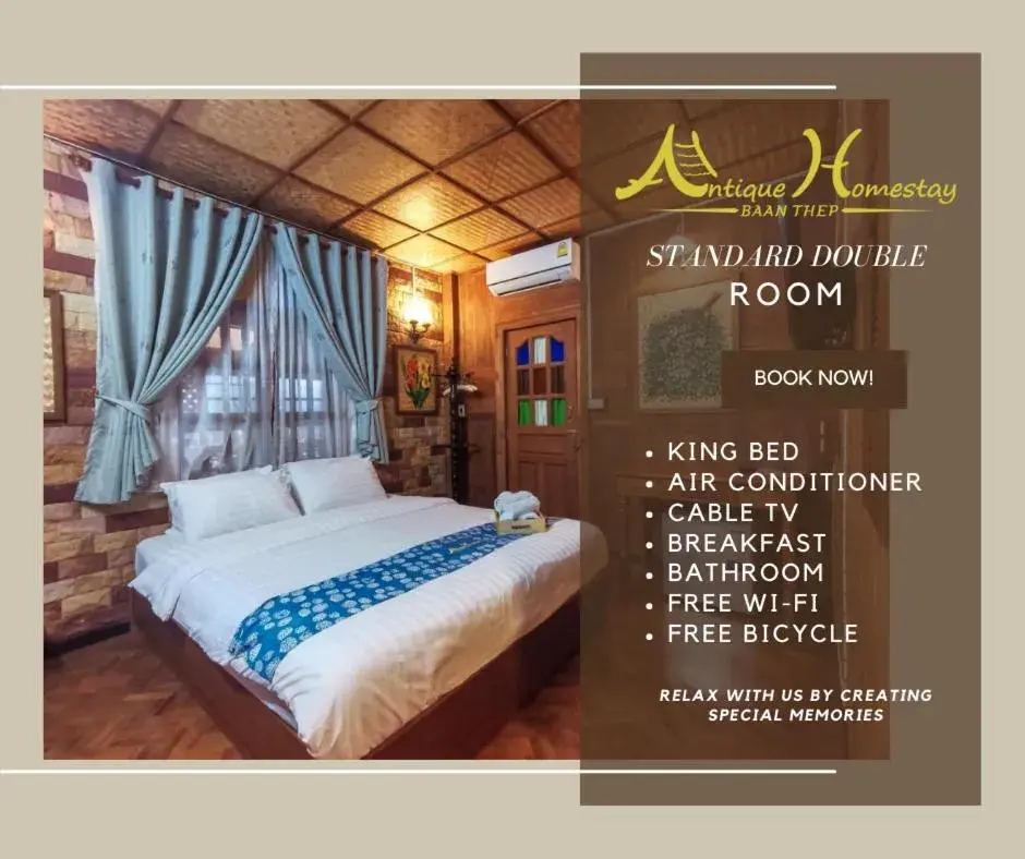 Standard Double Room - single occupancy in Baanthep Antique Homestay Standard Double Room - single occupancy in Baanthep Antique Homestay
