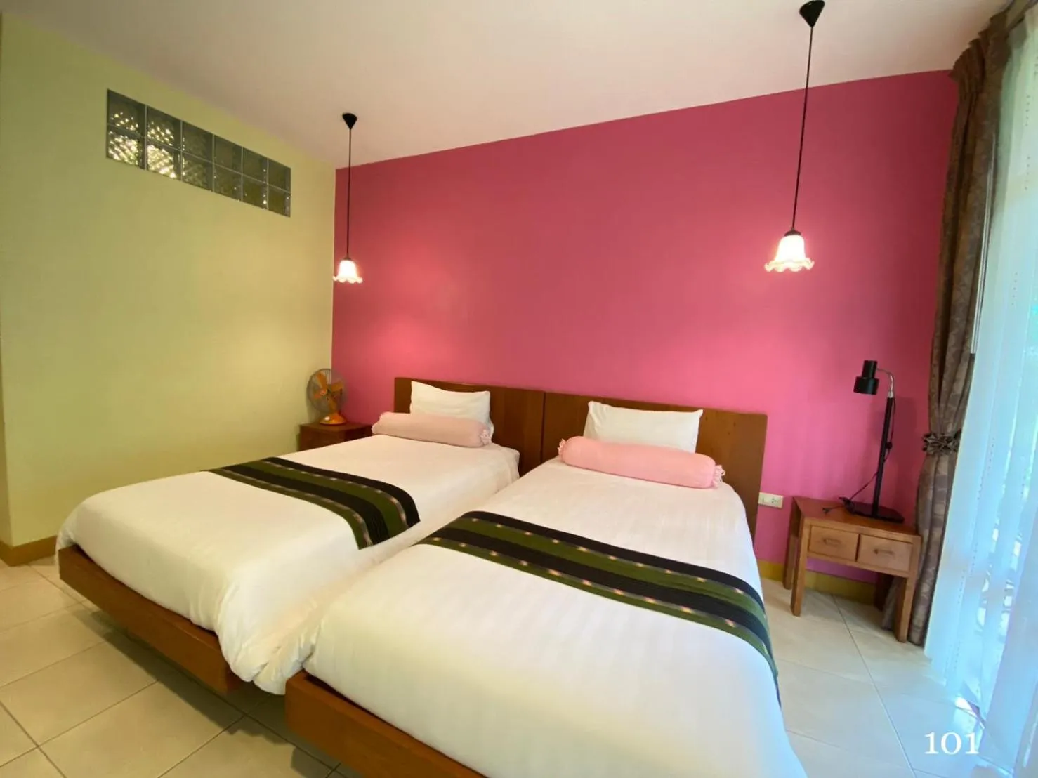 Bed in AuangKham Resort