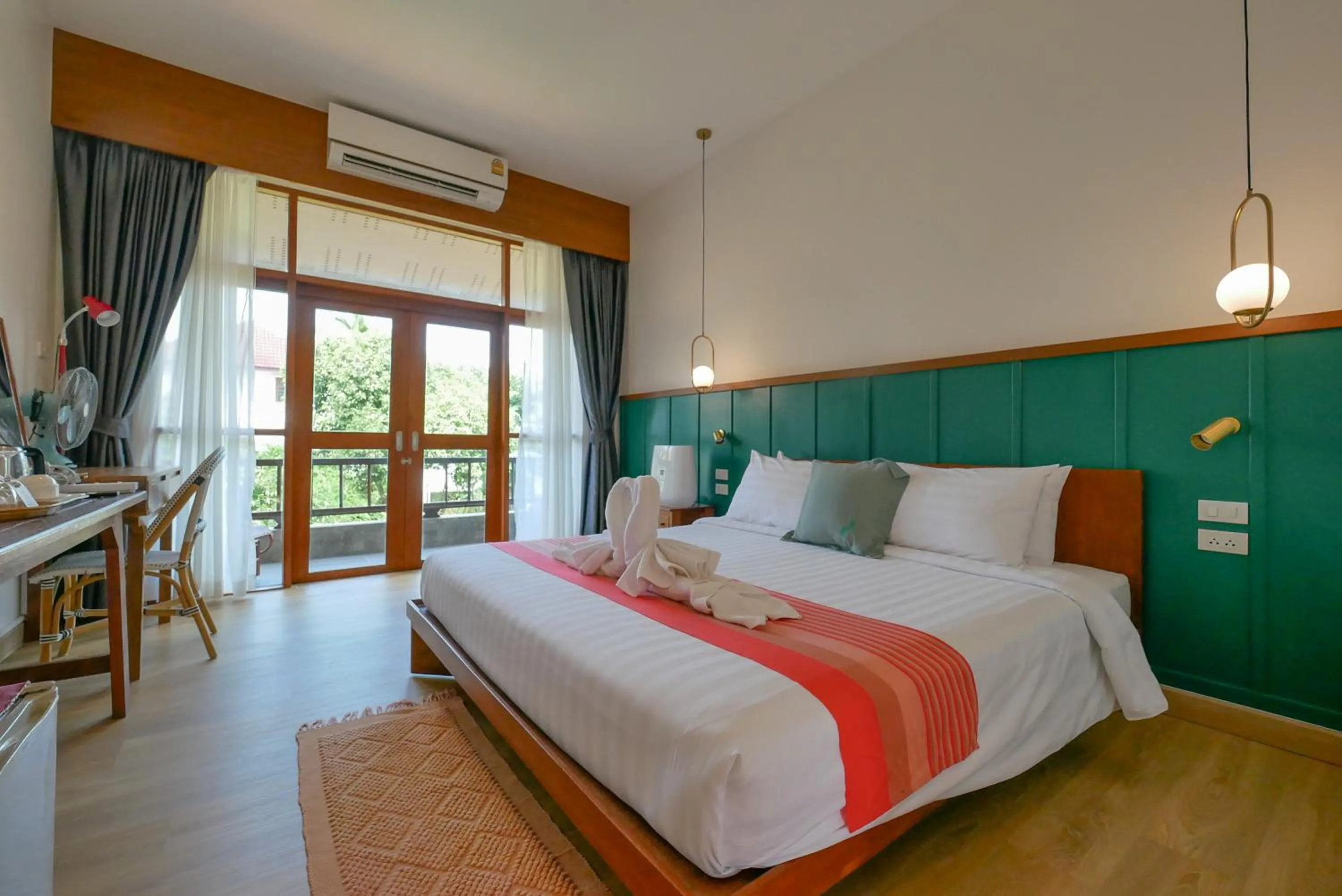 Bed in AuangKham Resort