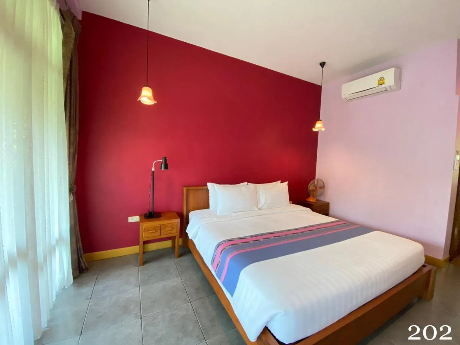 Bed in AuangKham Resort