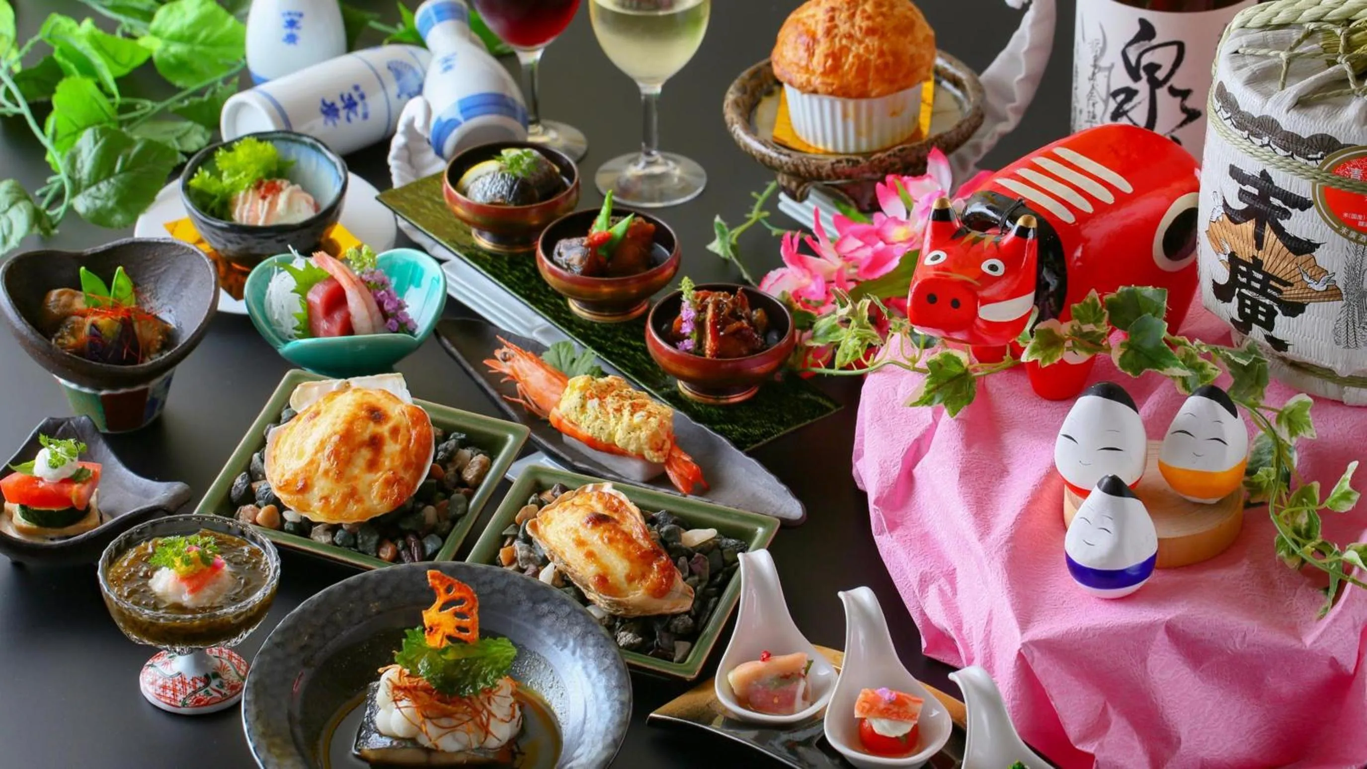 Food in Ooedo Onsen Monogatari Aizu