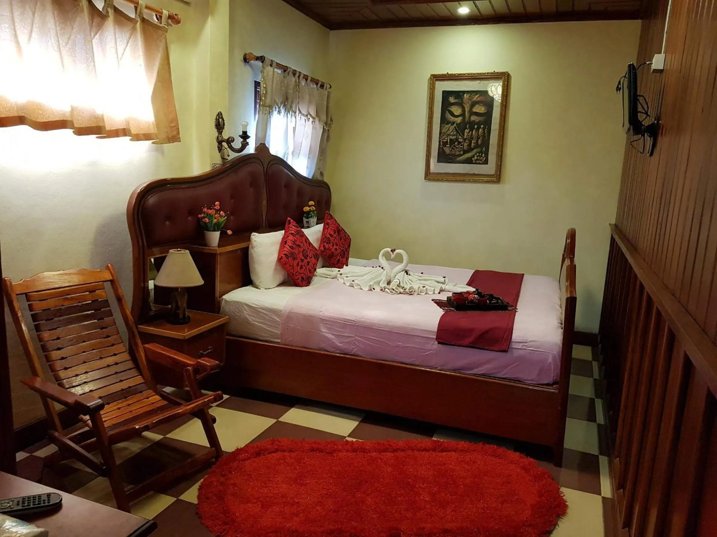 Bed in Sakura Wood House