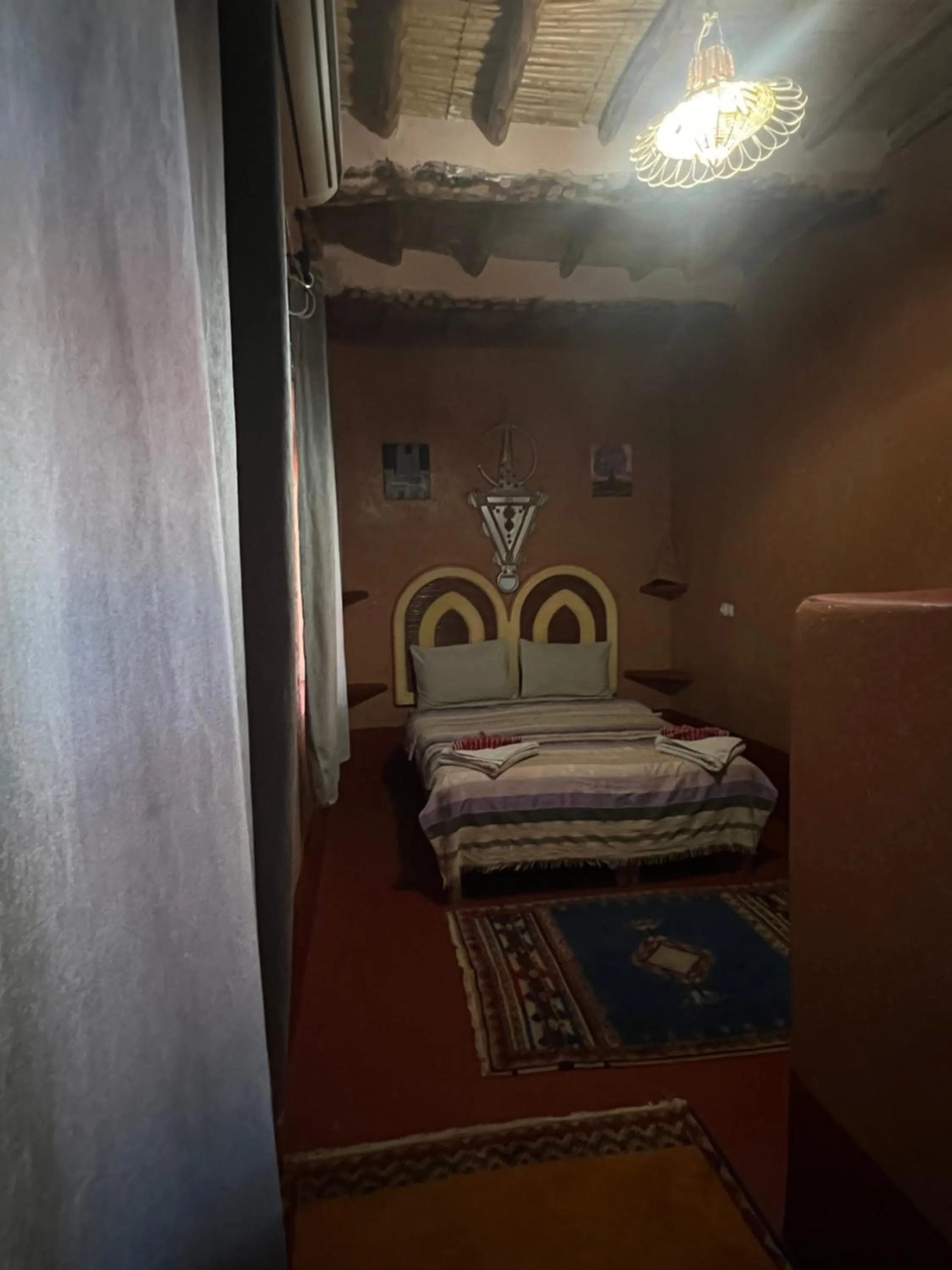 Bed in Auberge Ksar Ait Ben Haddou