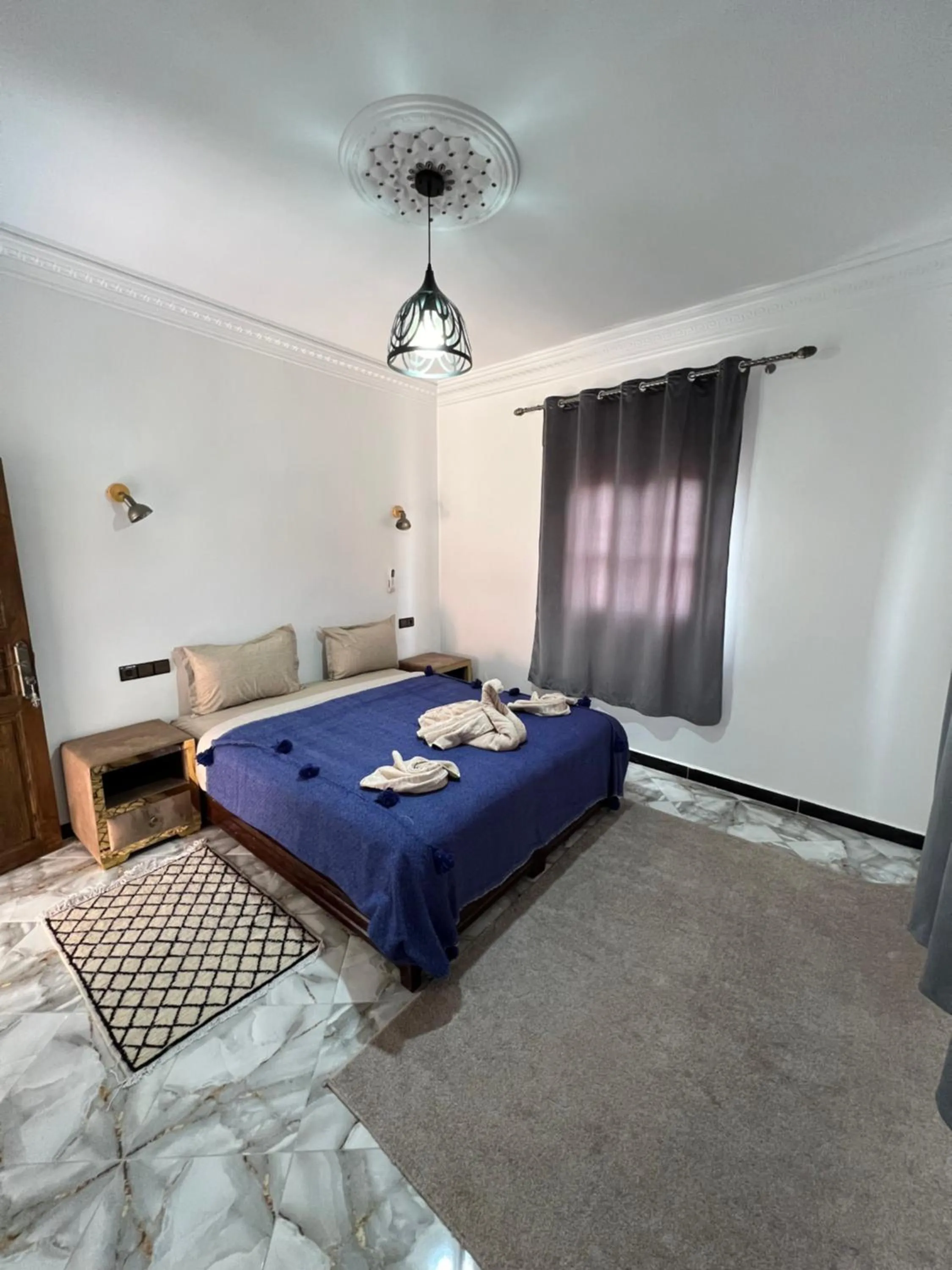 Bed in Auberge Ksar Ait Ben Haddou