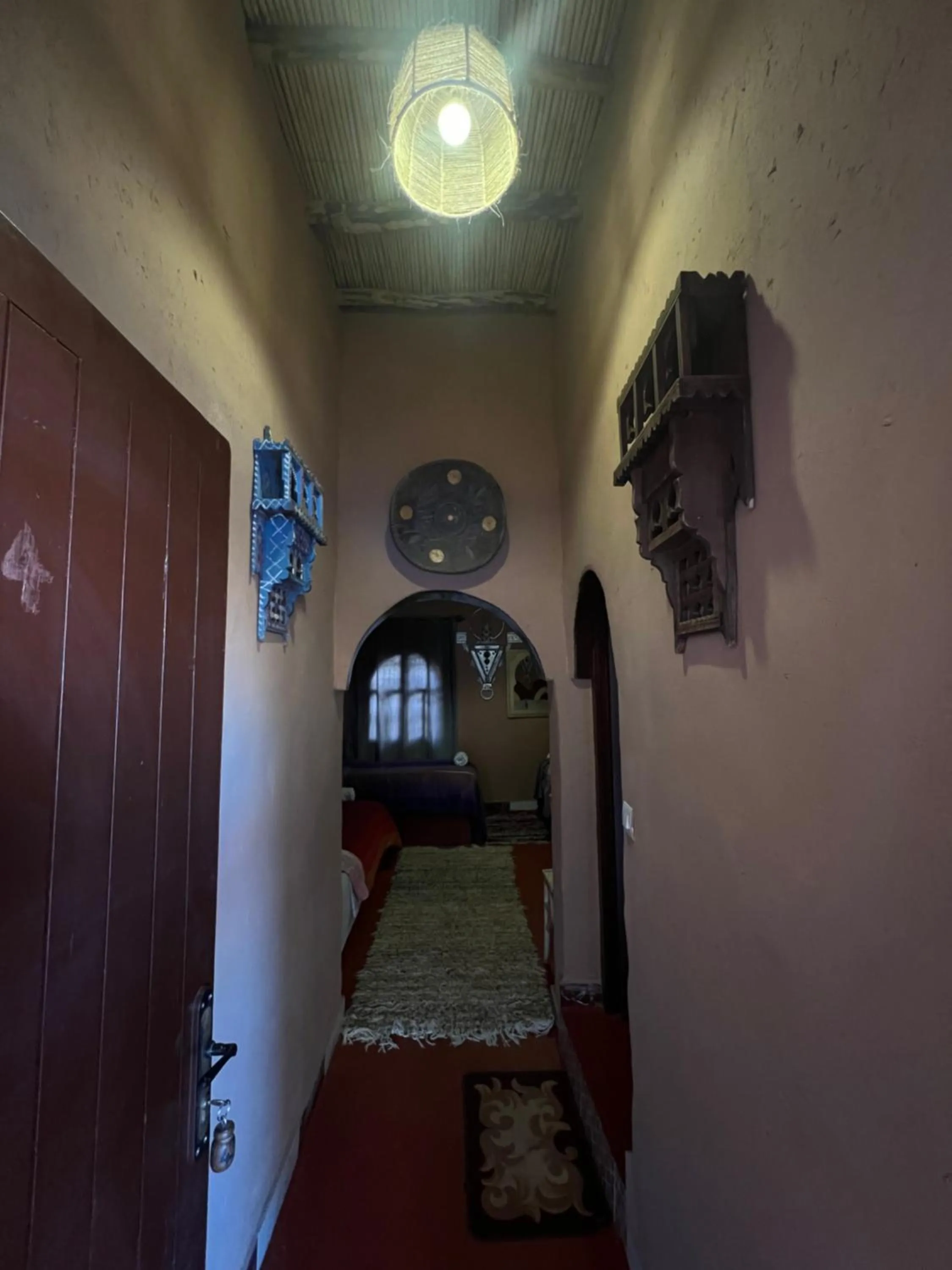 Bed in Auberge Ksar Ait Ben Haddou