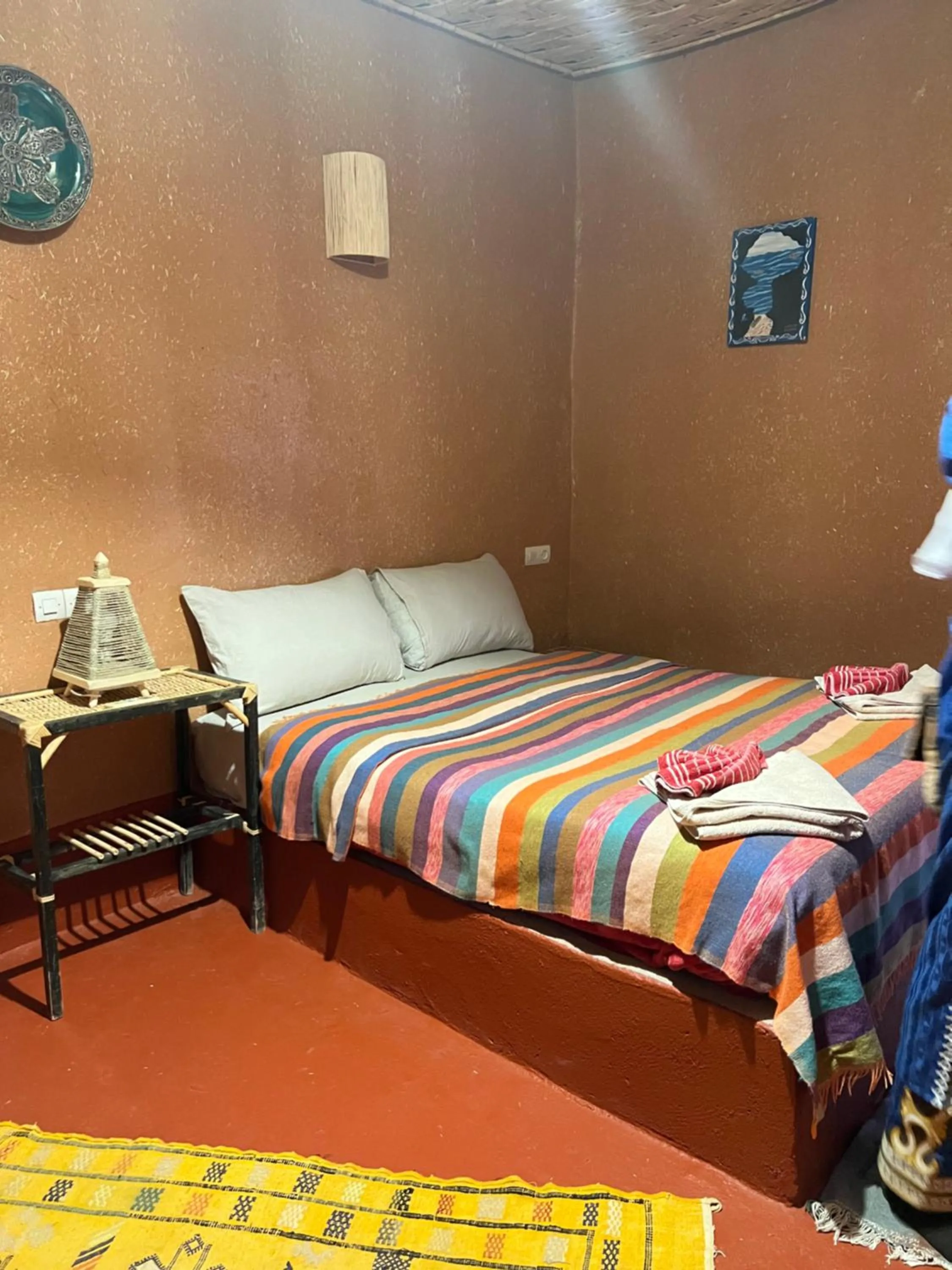 Bed in Auberge Ksar Ait Ben Haddou