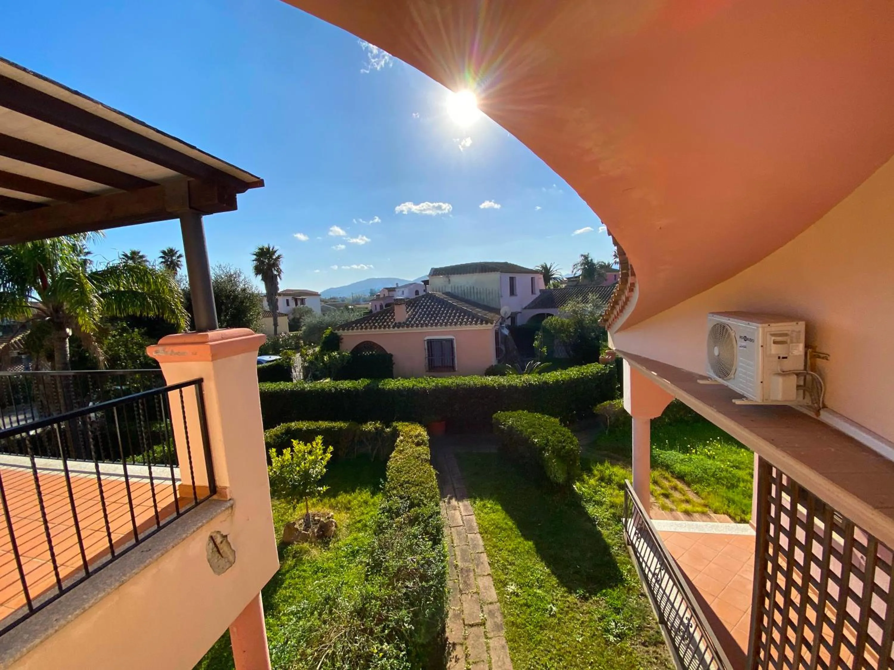 Garden view in La Coccinella al mare