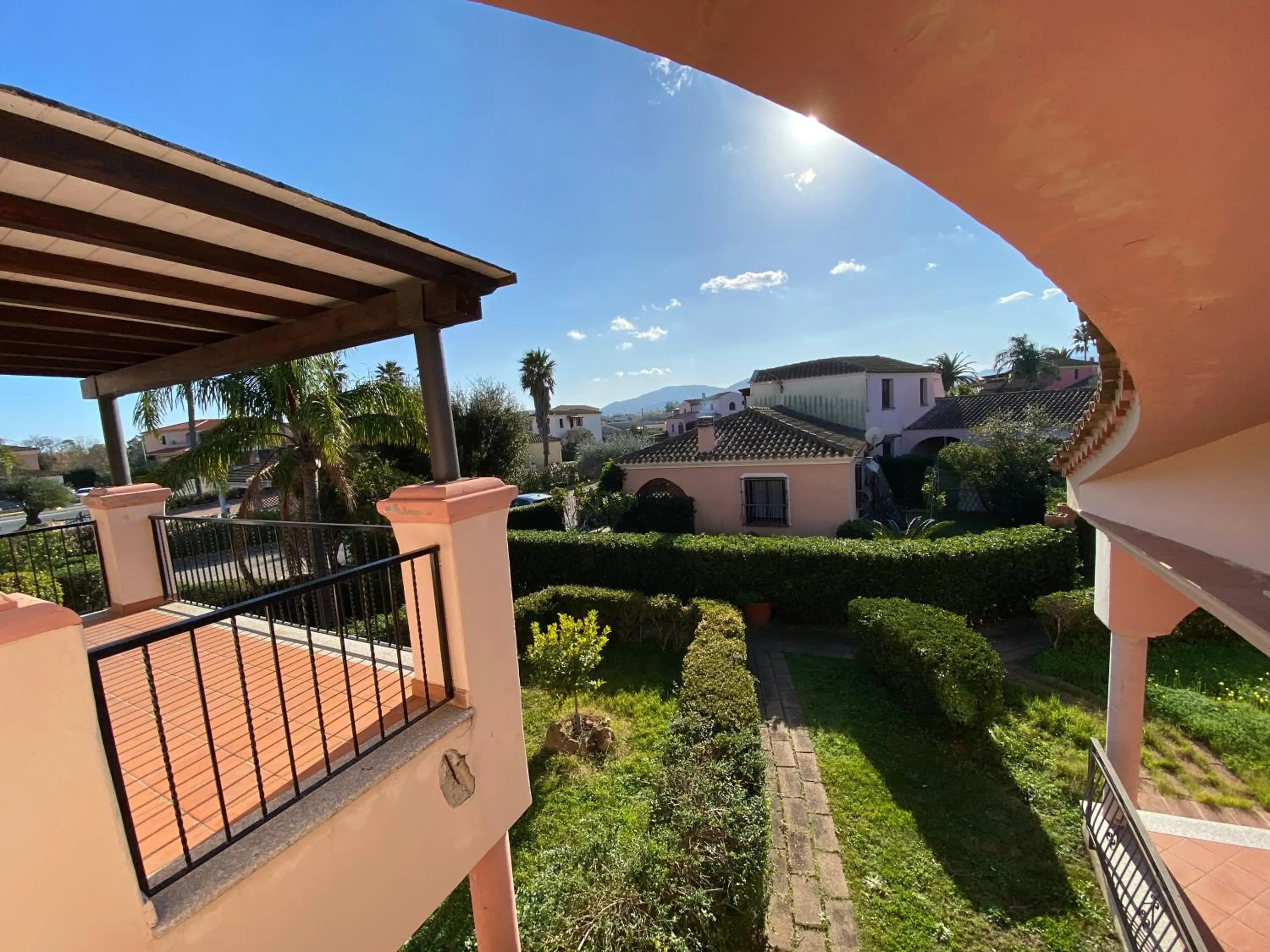 Garden view in La Coccinella al mare