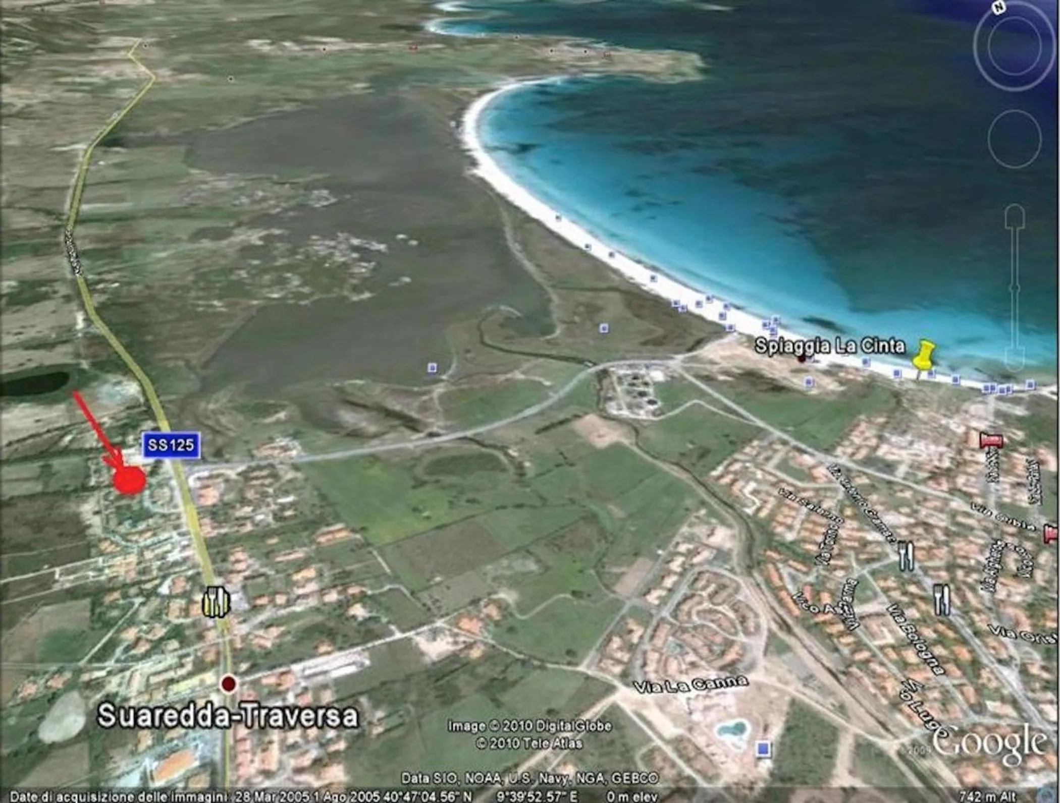 Golfcourse in La Coccinella al mare