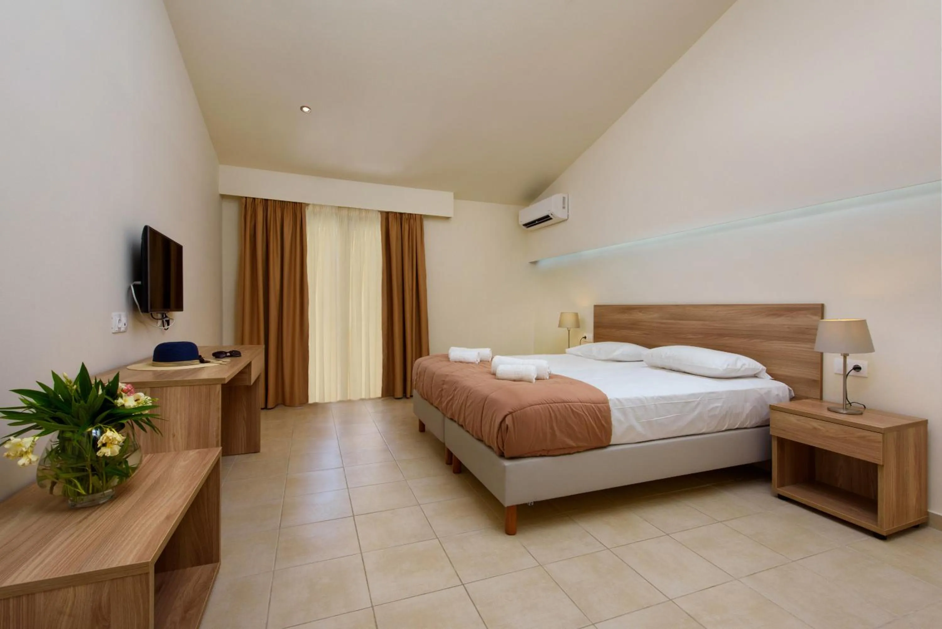 Bedroom, Bed in Olympion Village