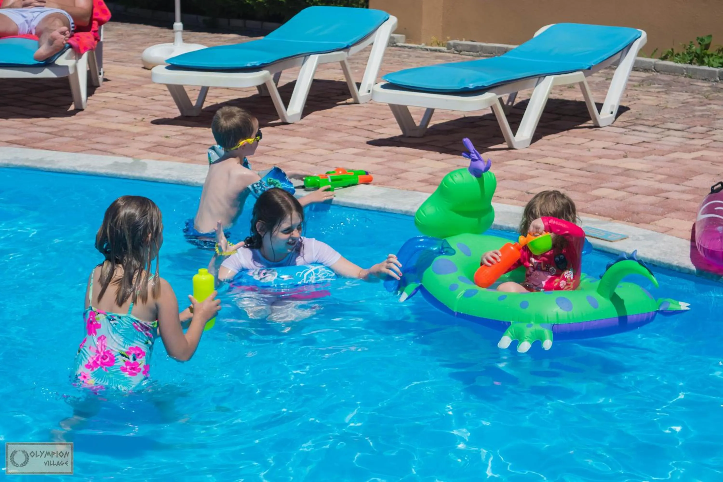 Swimming pool in Olympion Village