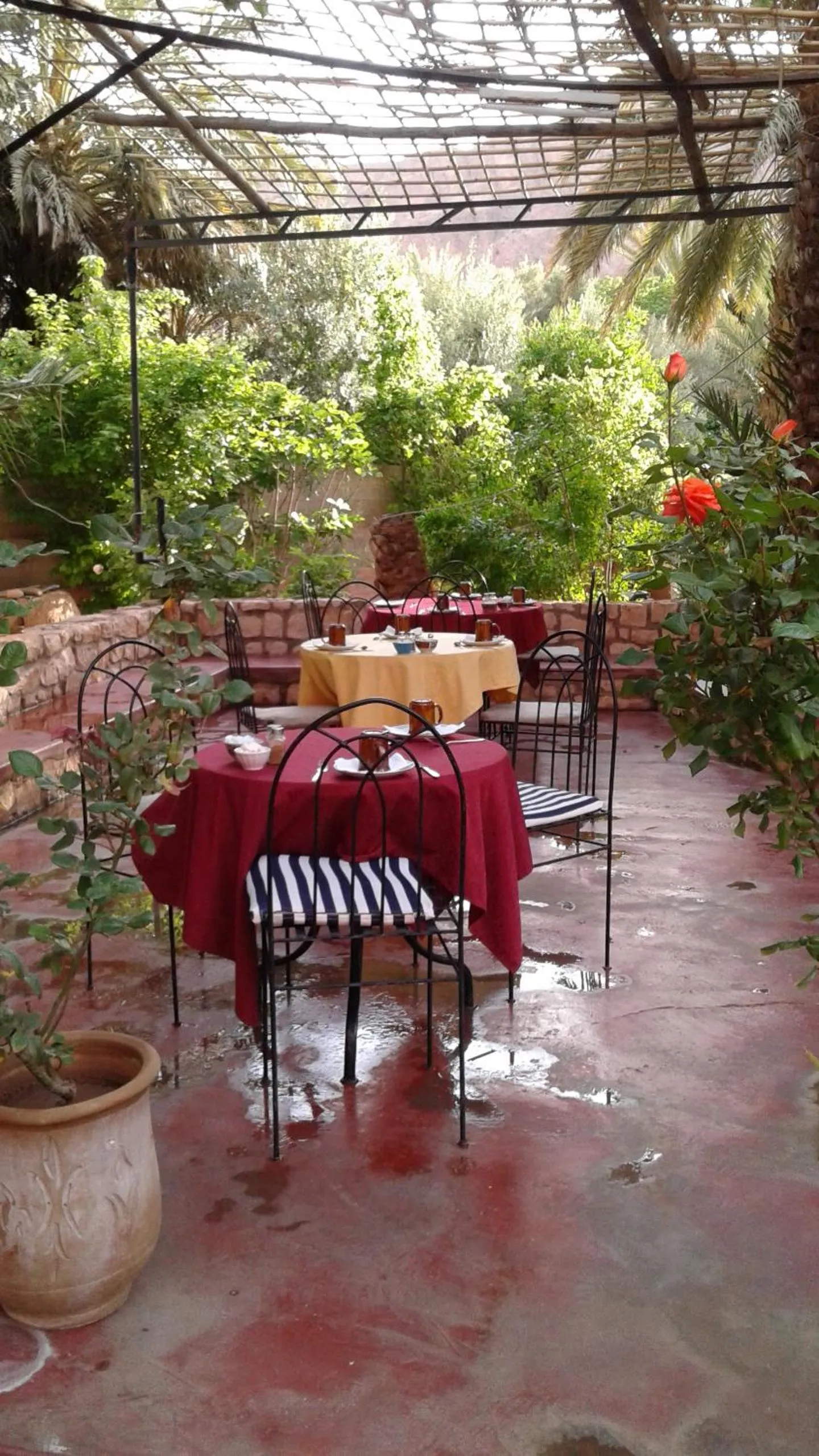 Patio in RIAD Camping ATLAS