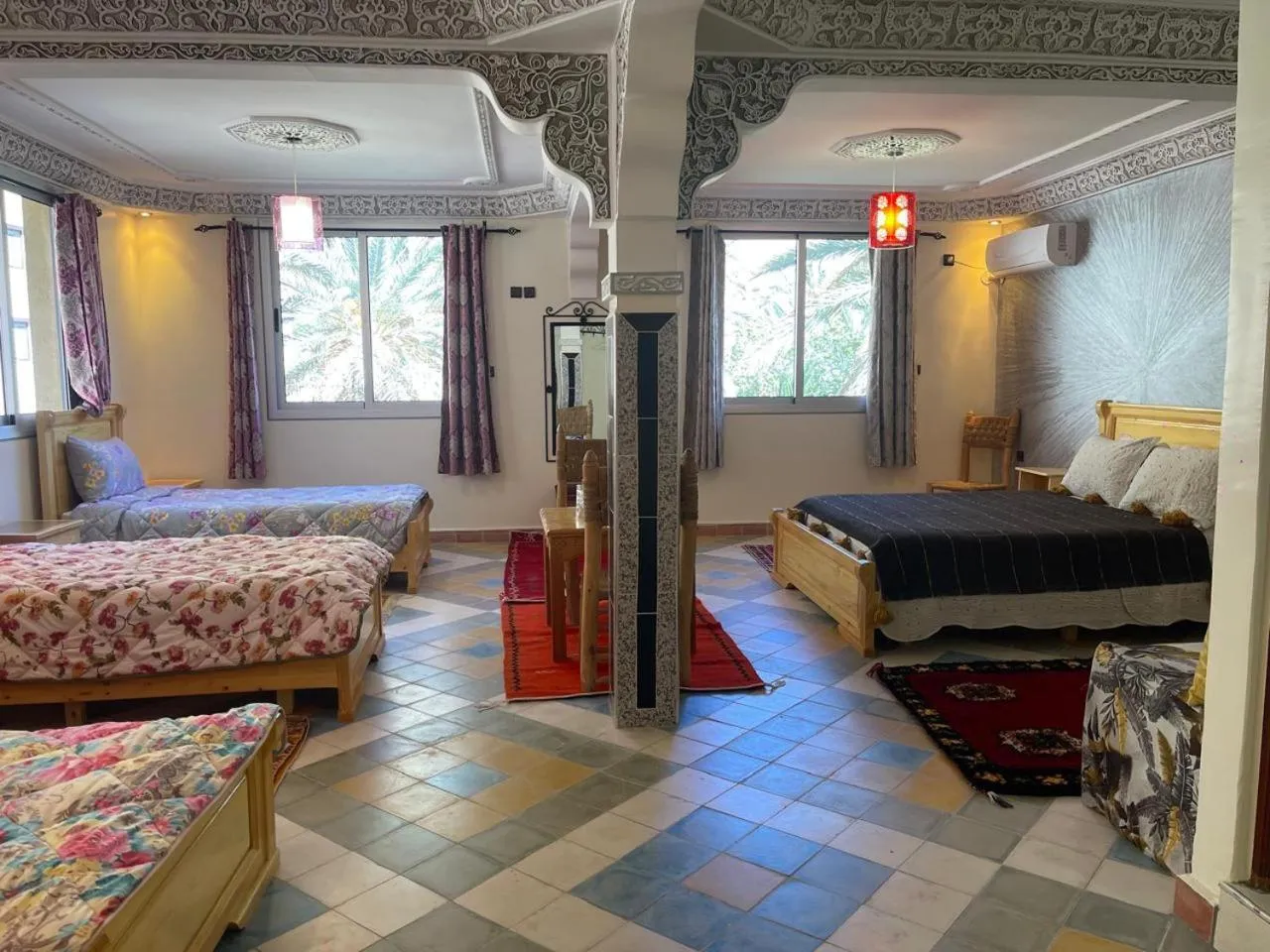 Bed in RIAD Camping ATLAS