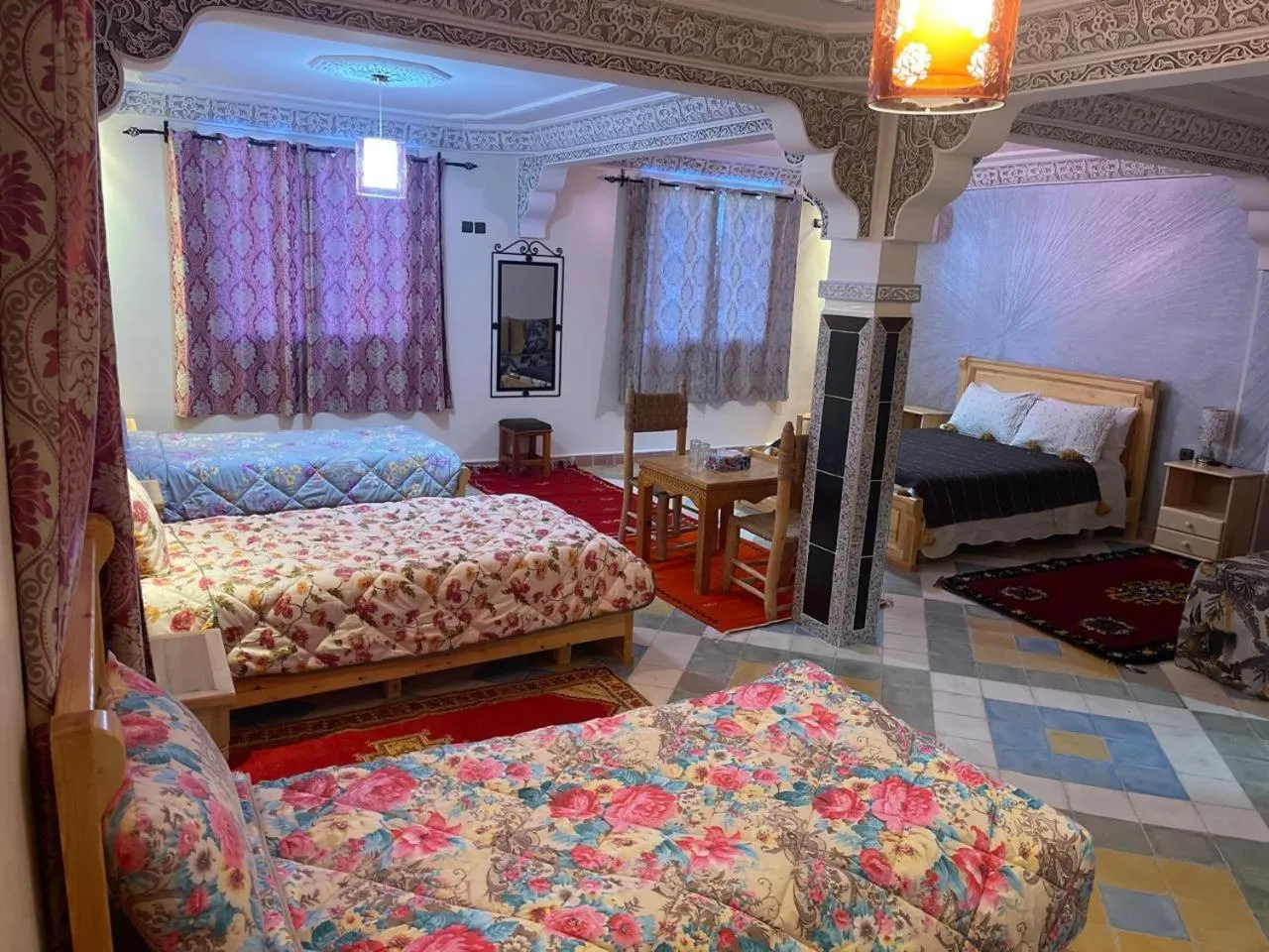 Bed in RIAD Camping ATLAS