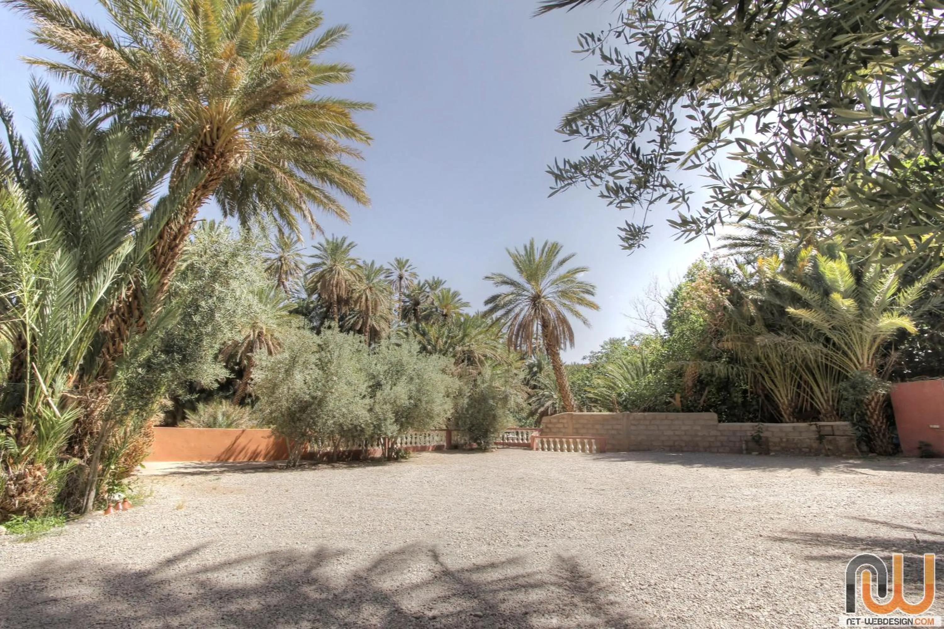 Garden in RIAD Camping ATLAS