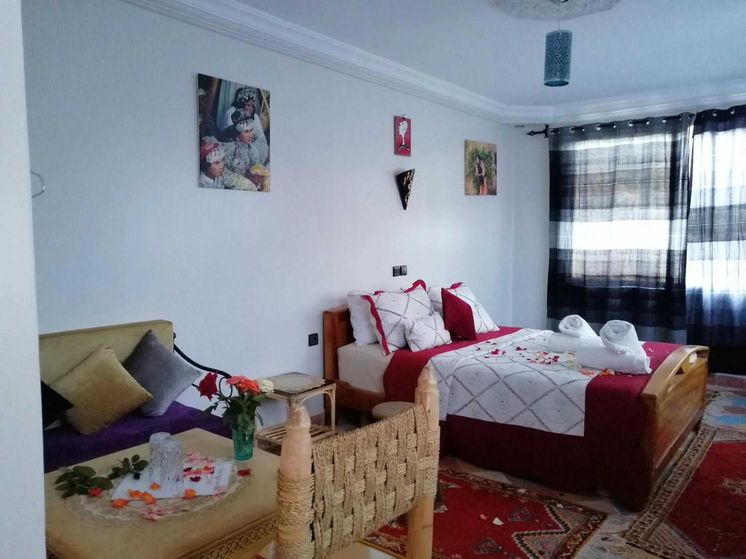 Bed in RIAD Camping ATLAS