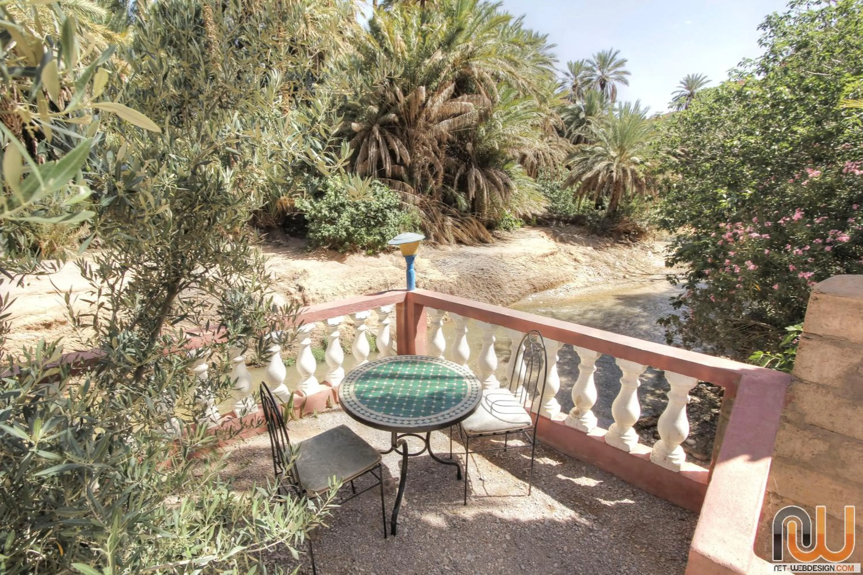 Garden in RIAD Camping ATLAS