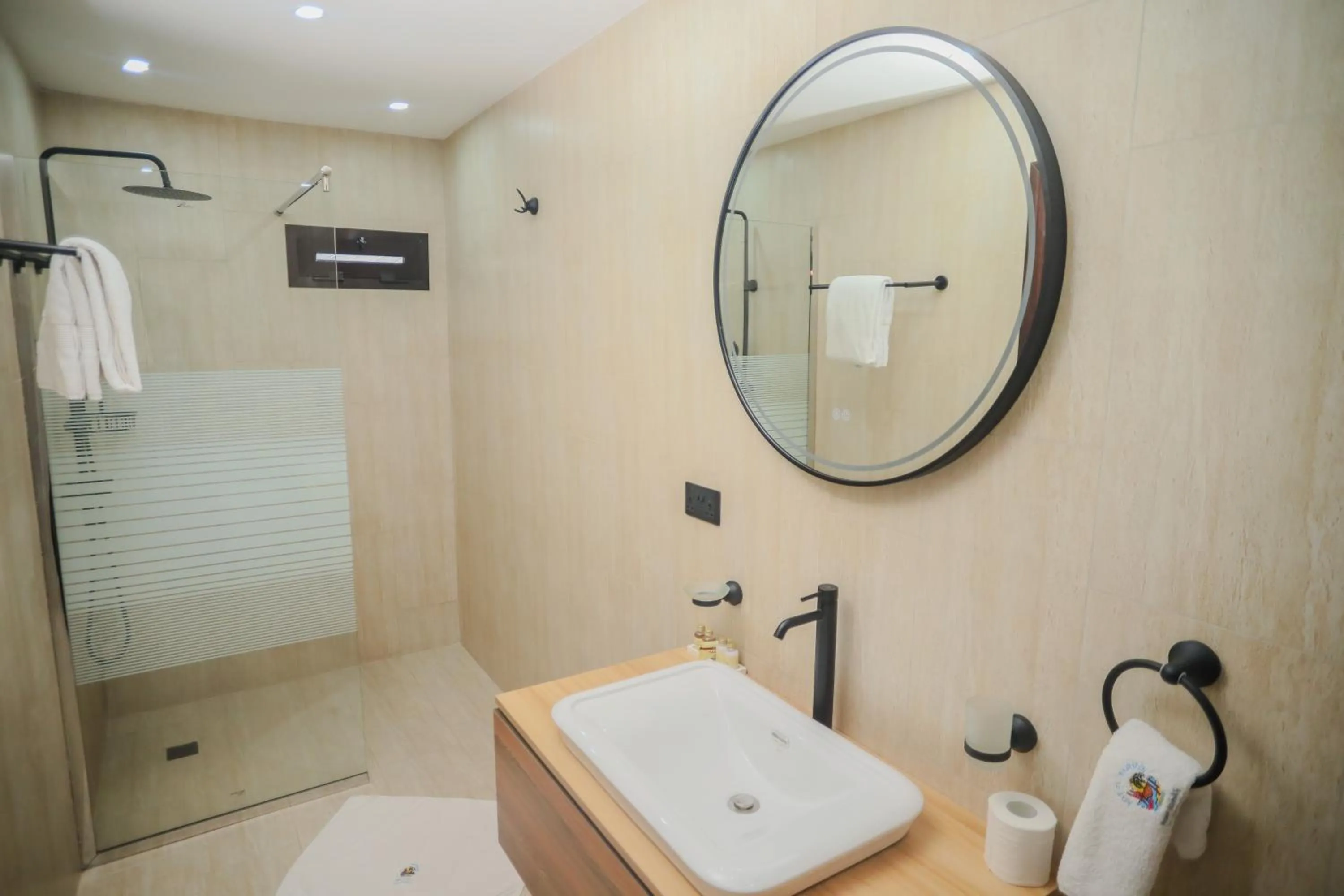 Bathroom in Hotel Barmoi