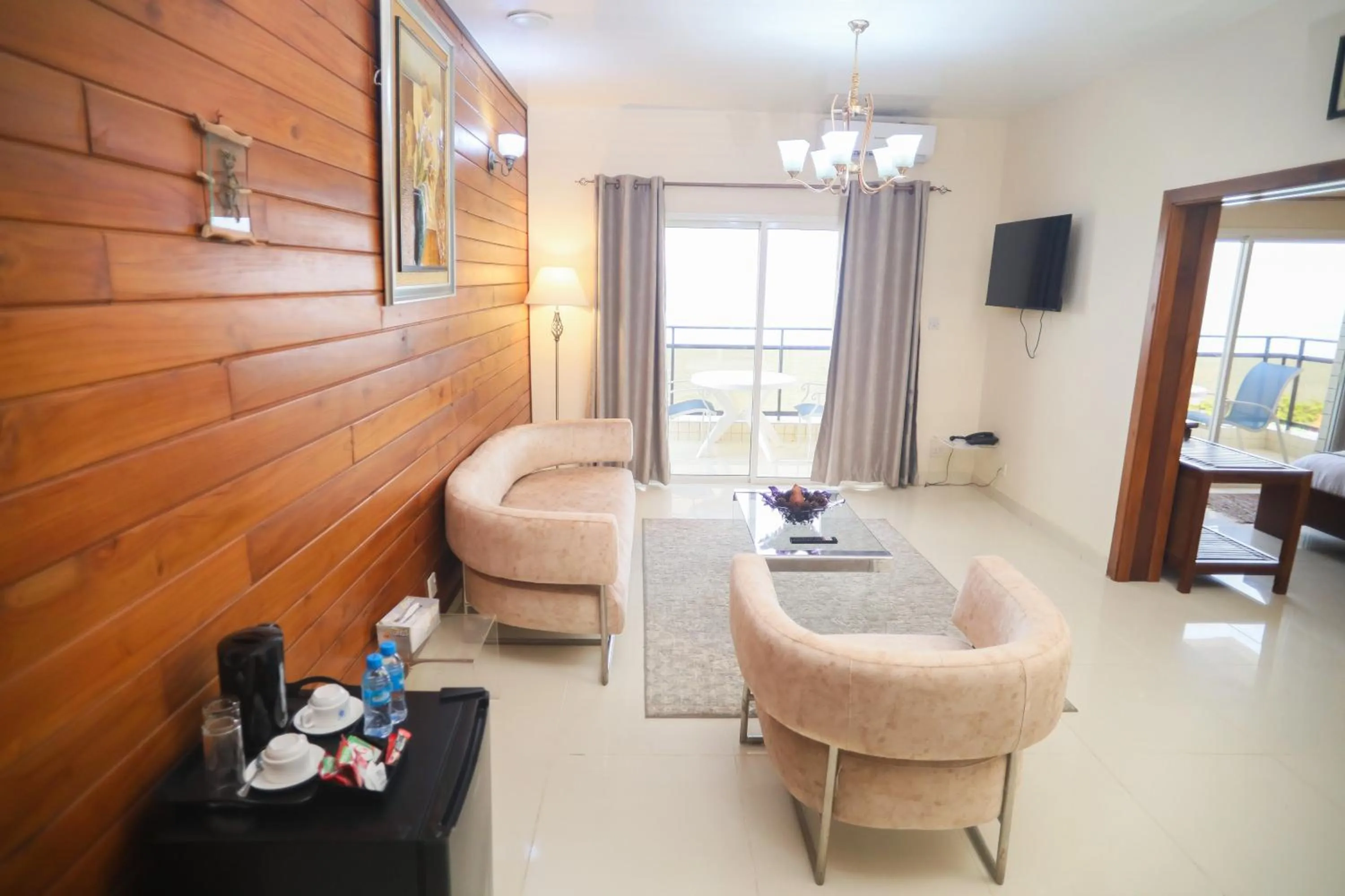 Seating area in Hotel Barmoi