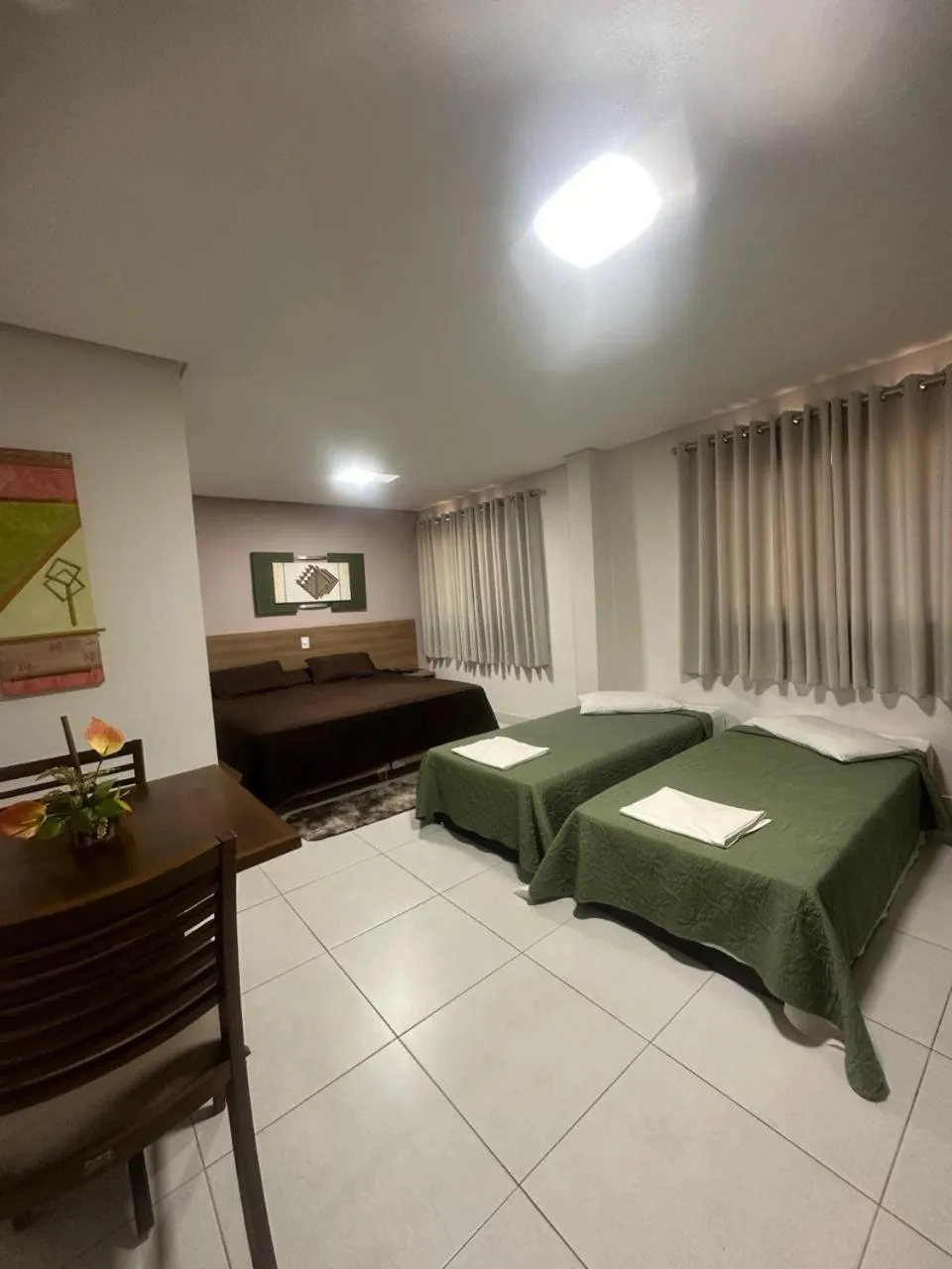 Bed in Matinada Palace Hotel