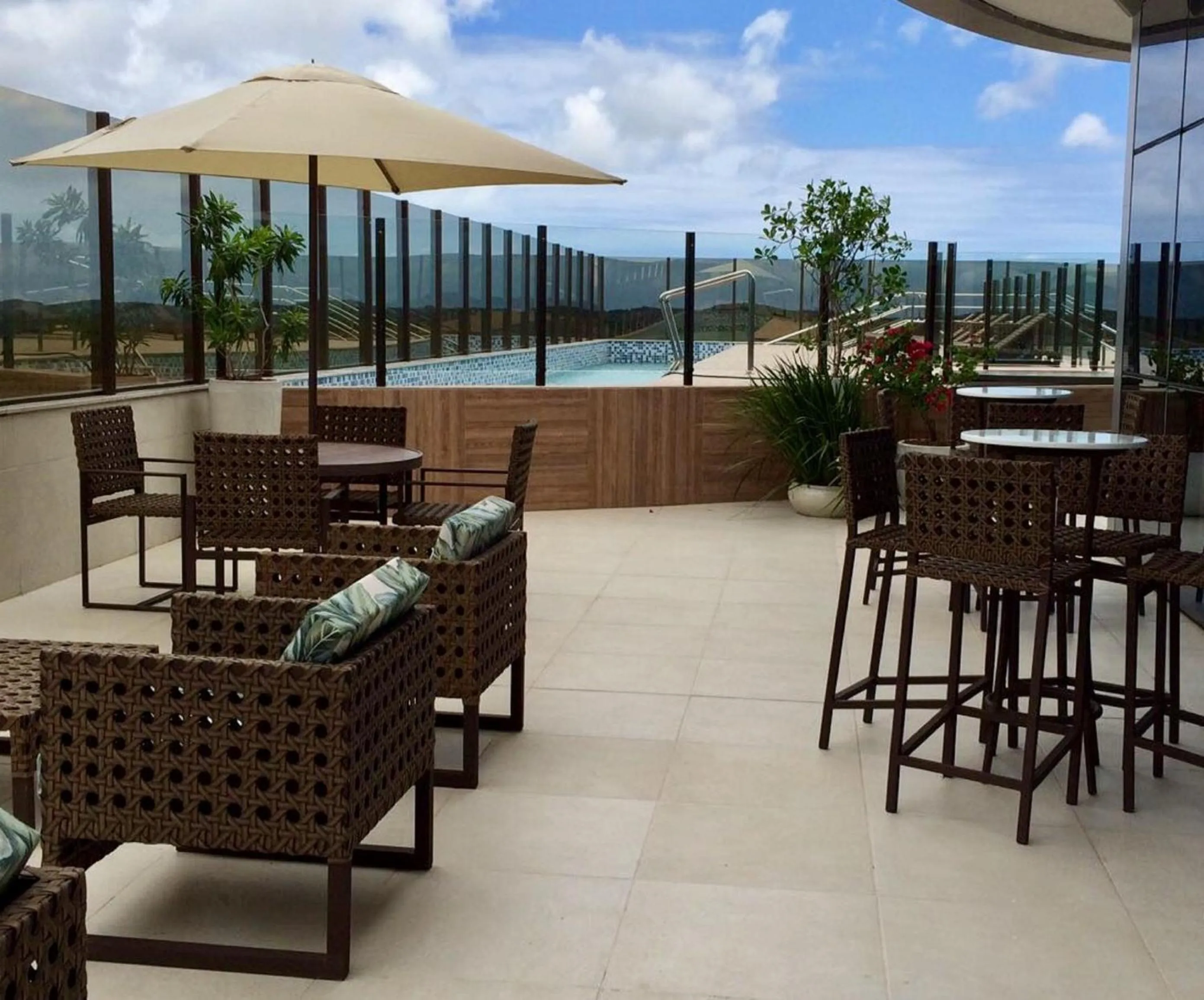 Balcony/Terrace in Intercity Suape Costa Dourada