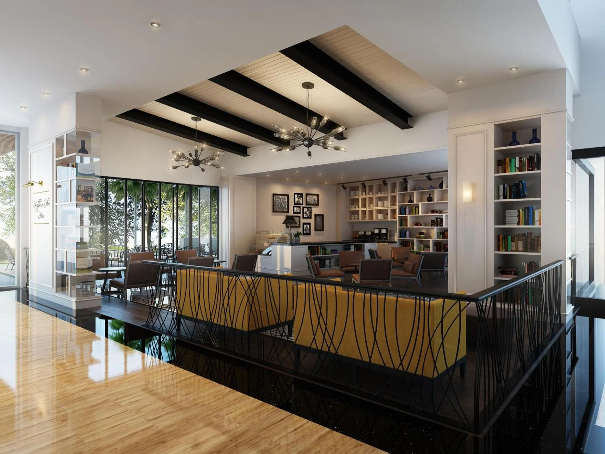 Lounge or bar in De Paviljoen Bandung