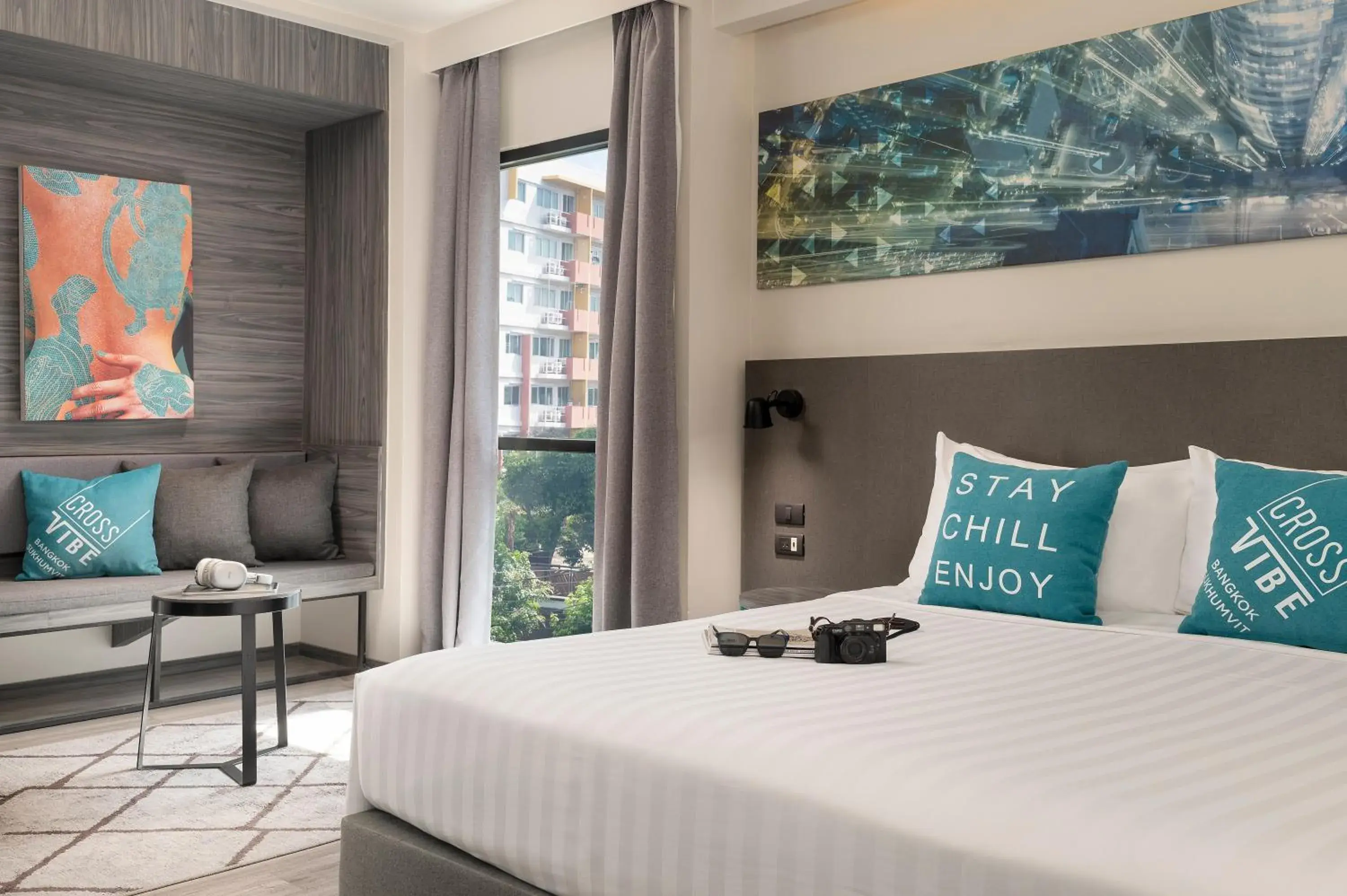 Superior Double Room in Cross Vibe Bangkok Sukhumvit Superior Double Room in Cross Vibe Bangkok Sukhumvit