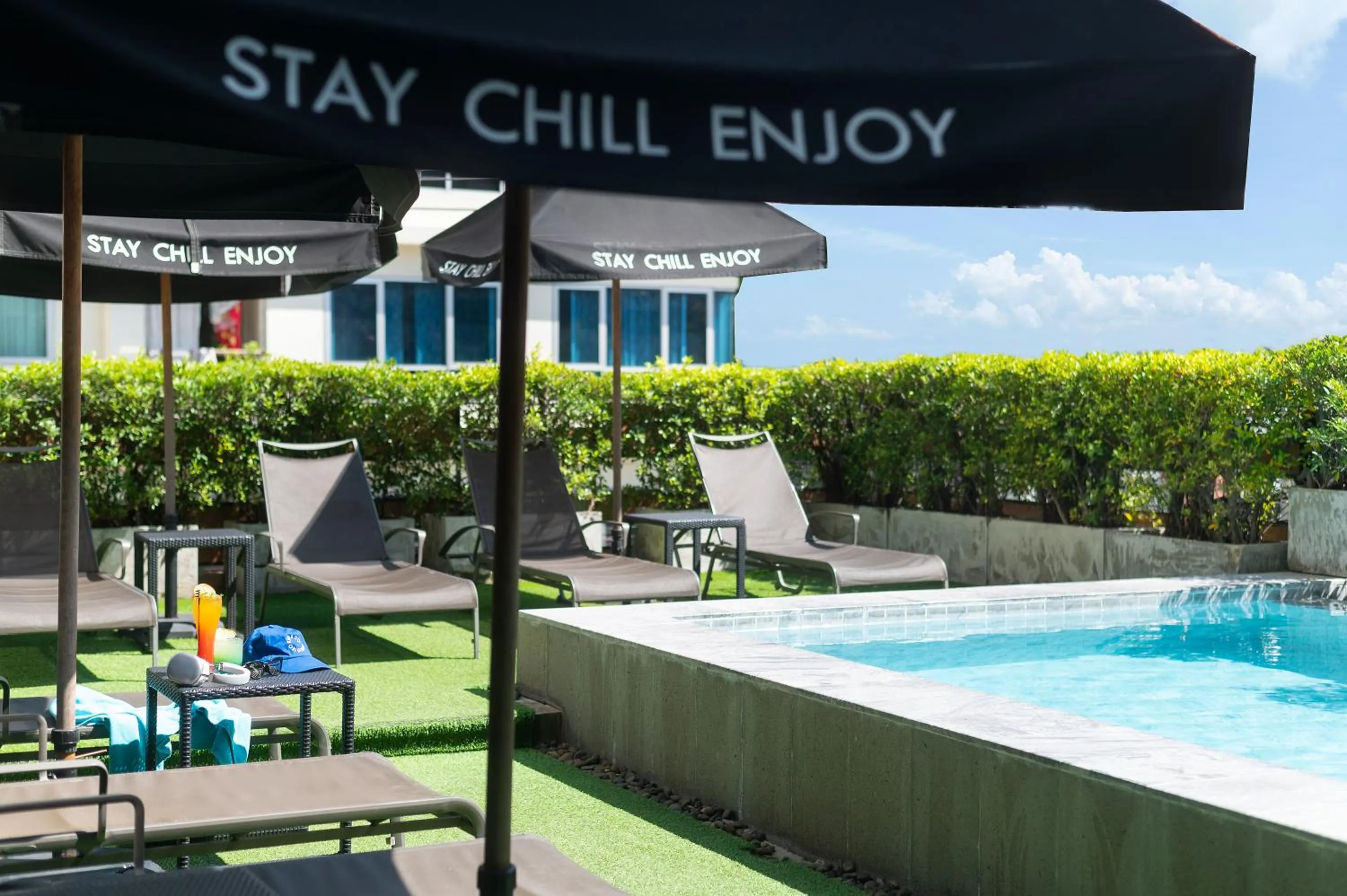 Swimming pool in Cross Vibe Bangkok Sukhumvit