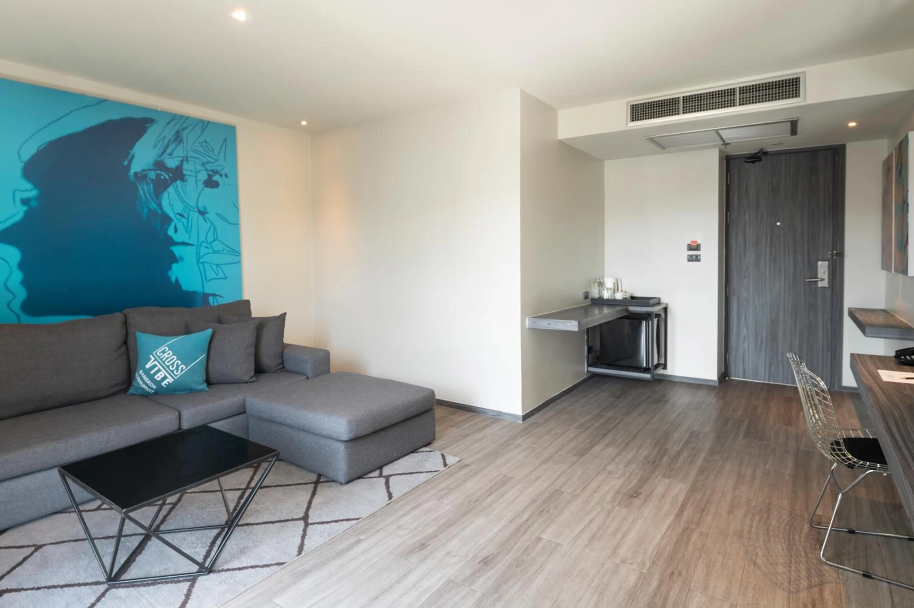 Living room in Cross Vibe Bangkok Sukhumvit