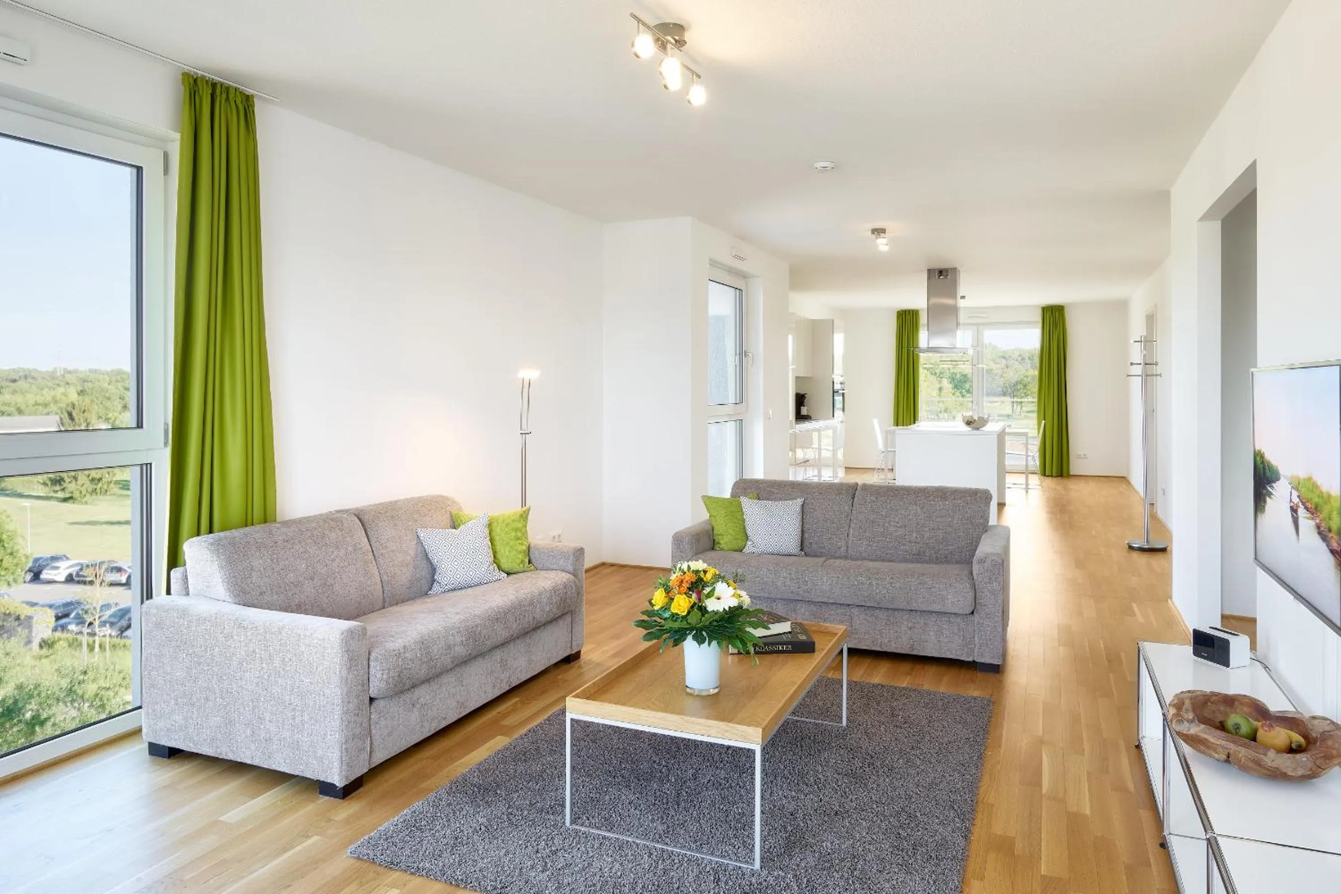 Living room in Aparthotel Parkallee