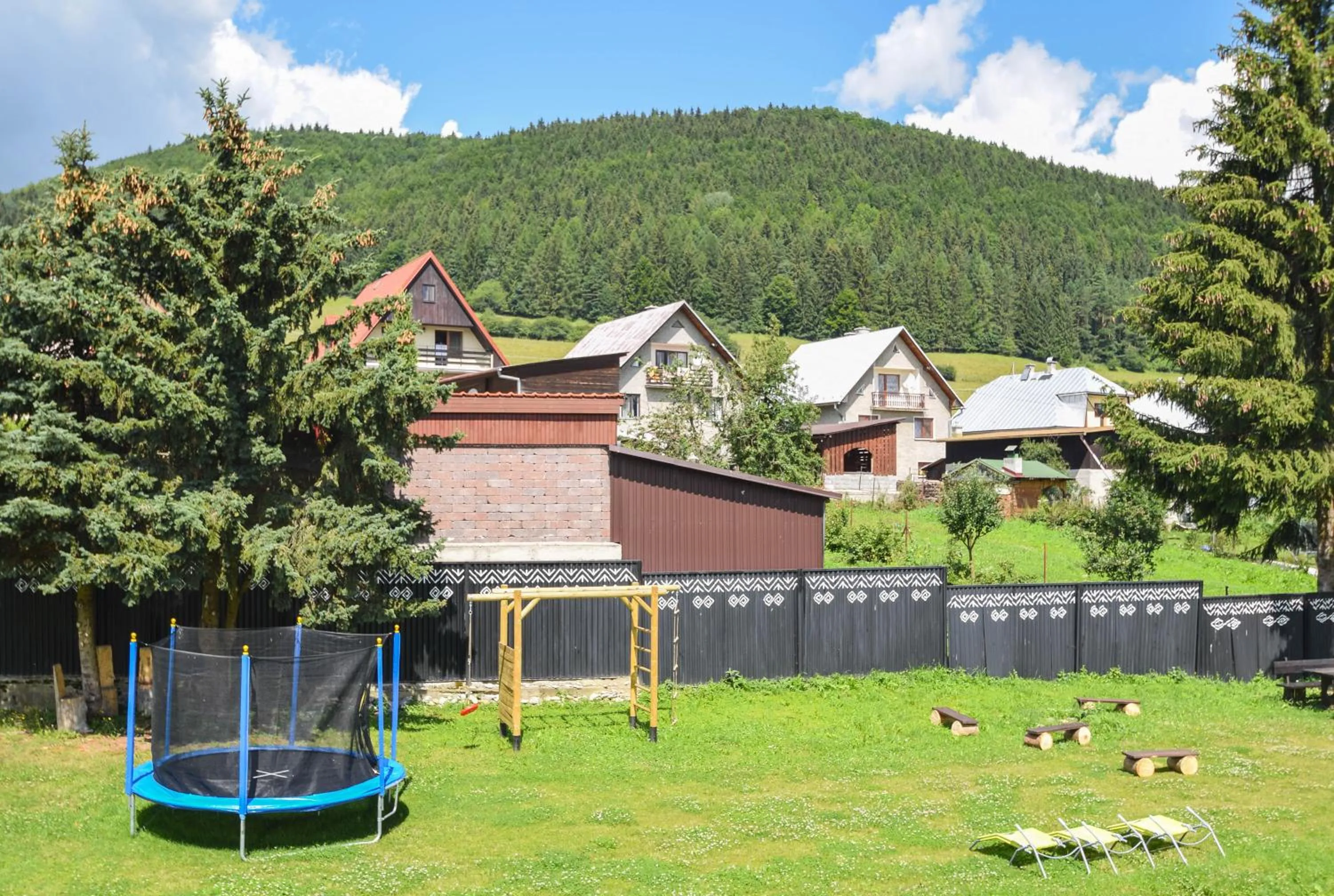 Children play ground in Kaštieľ Čičmany