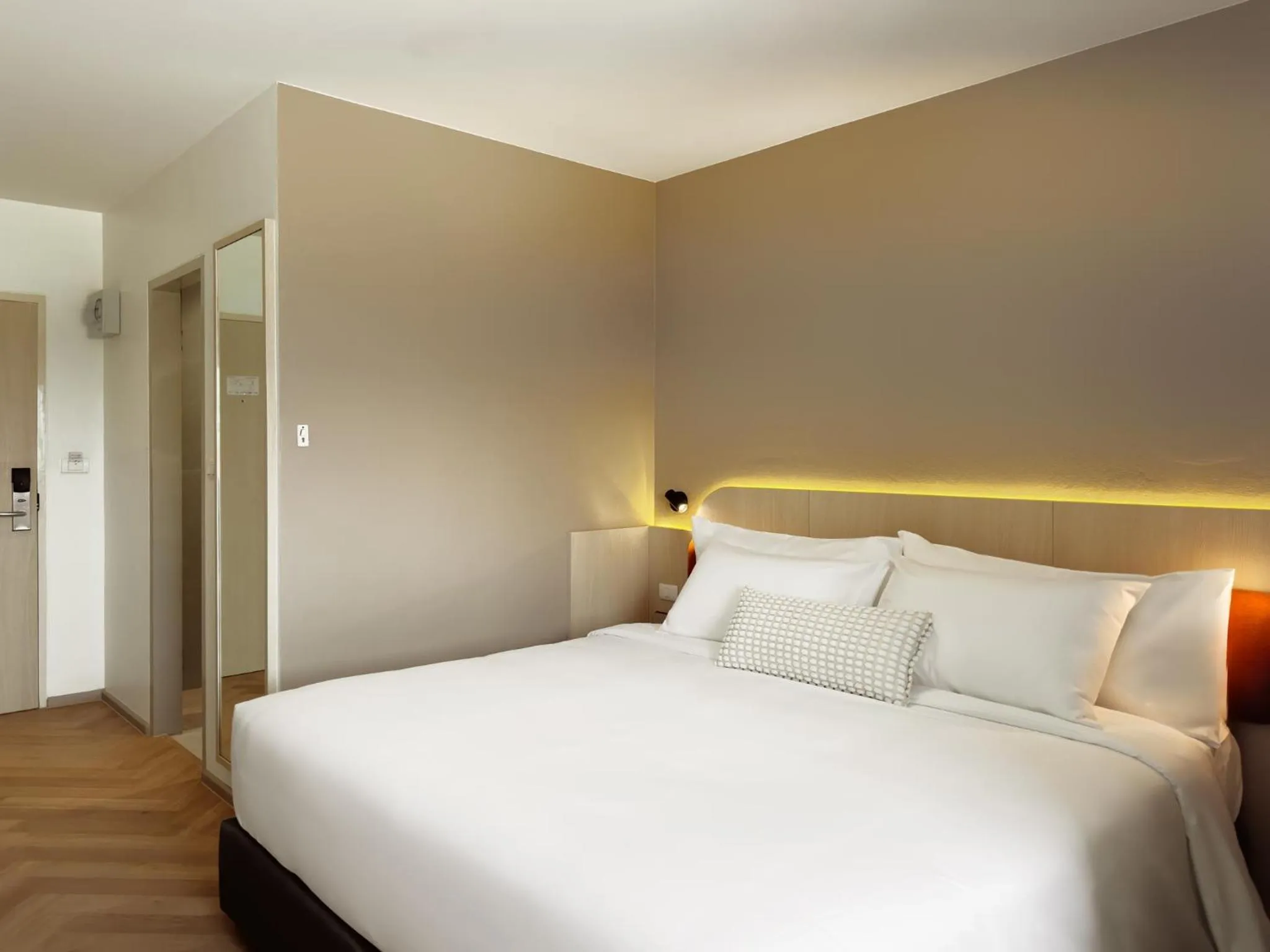 Bed in Fortune D Hotel Maesot