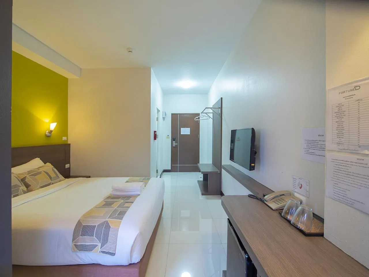 Bed in Fortune D Hotel Maesot