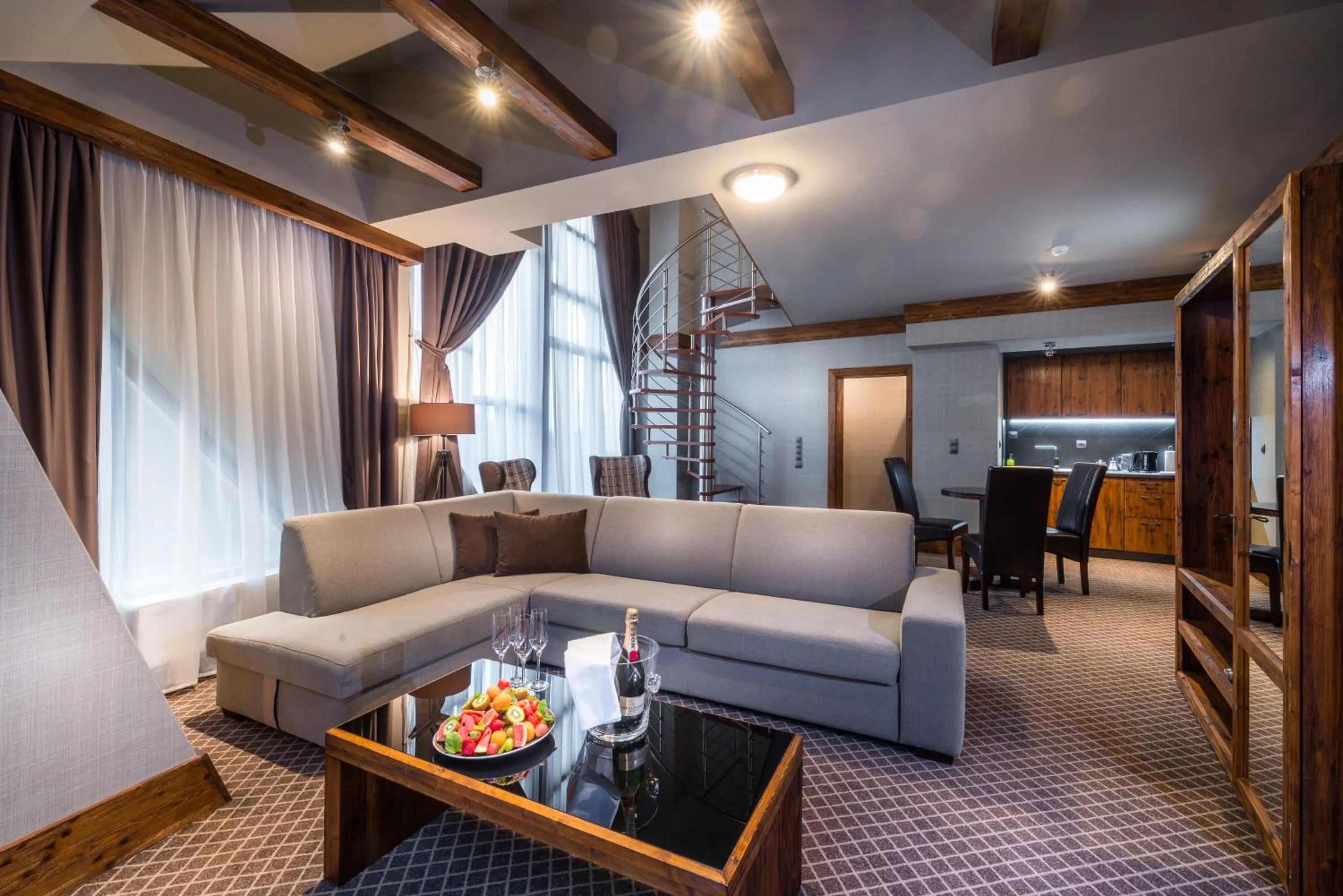 Kitchen or kitchenette in Hotel Pošta