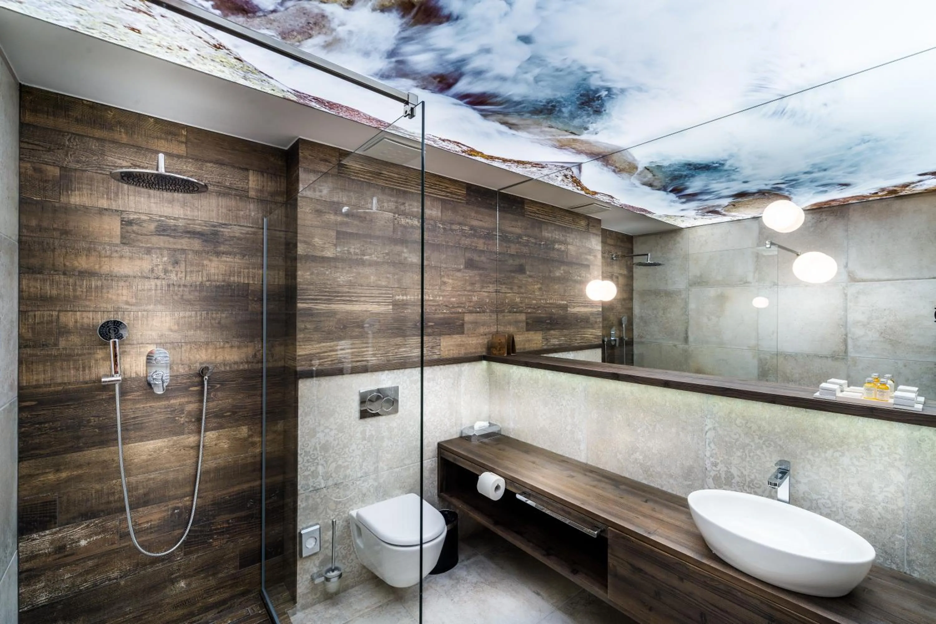 Bathroom in Hotel Pošta