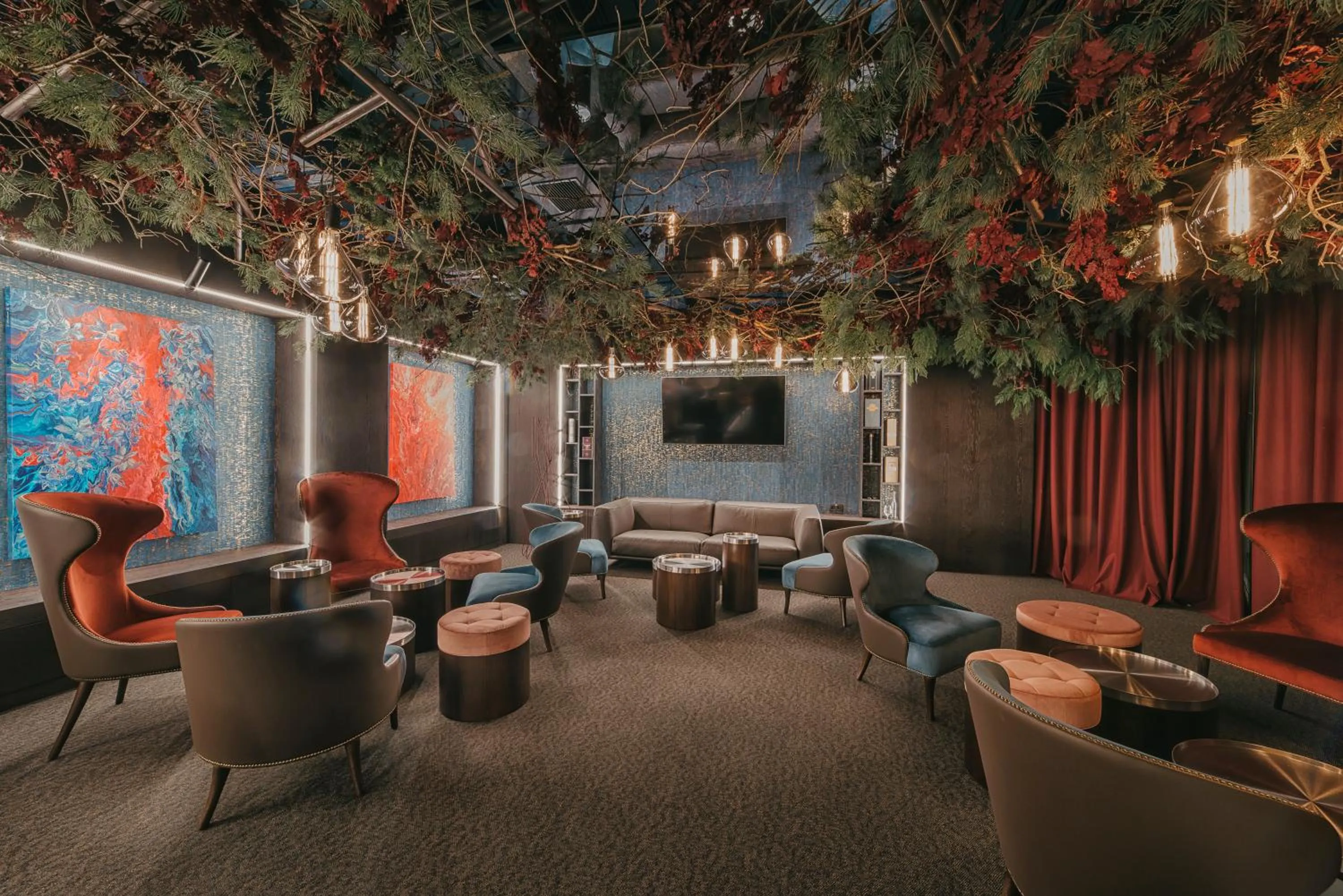 Lounge or bar in Hotel Pošta