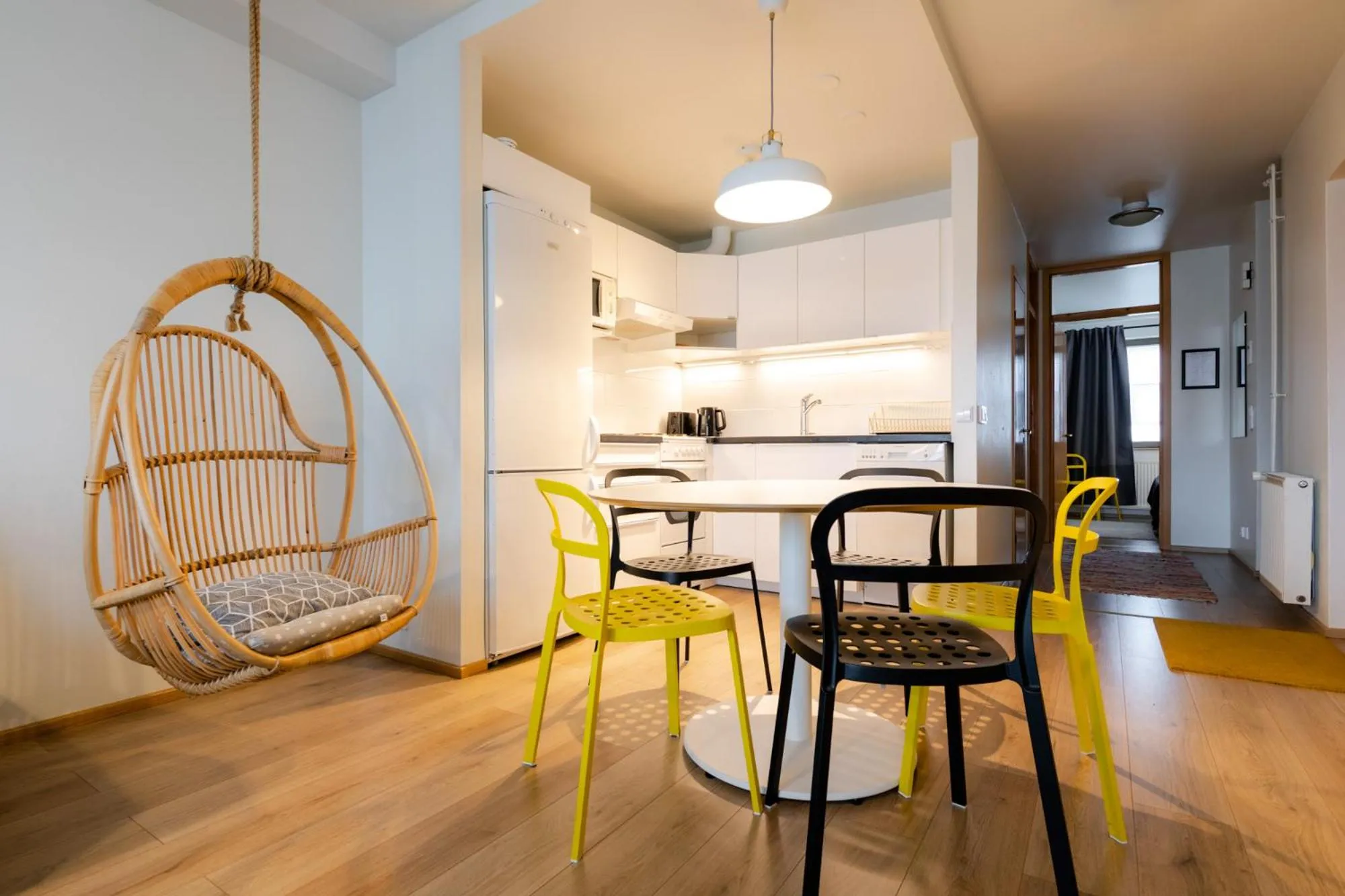 Kitchen or kitchenette in Hostel Café Koti